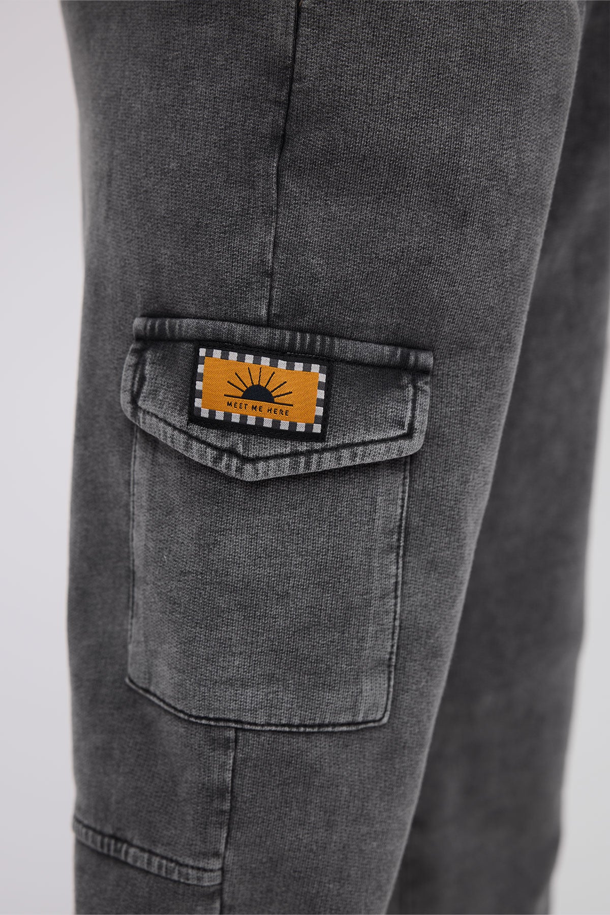 Boy Anthracite Tracksuit Bottom