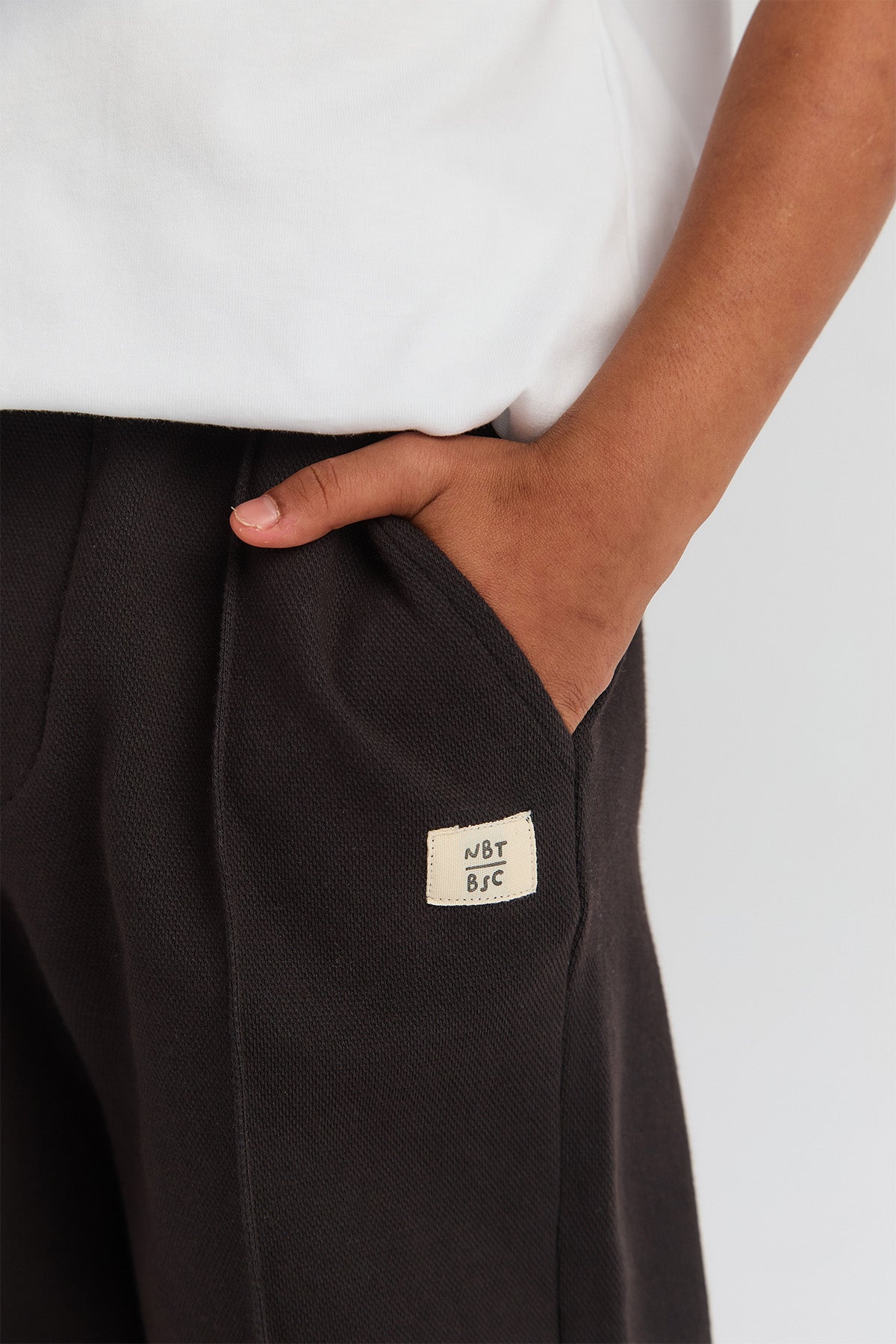 Boy Anthracite Tracksuit Bottom