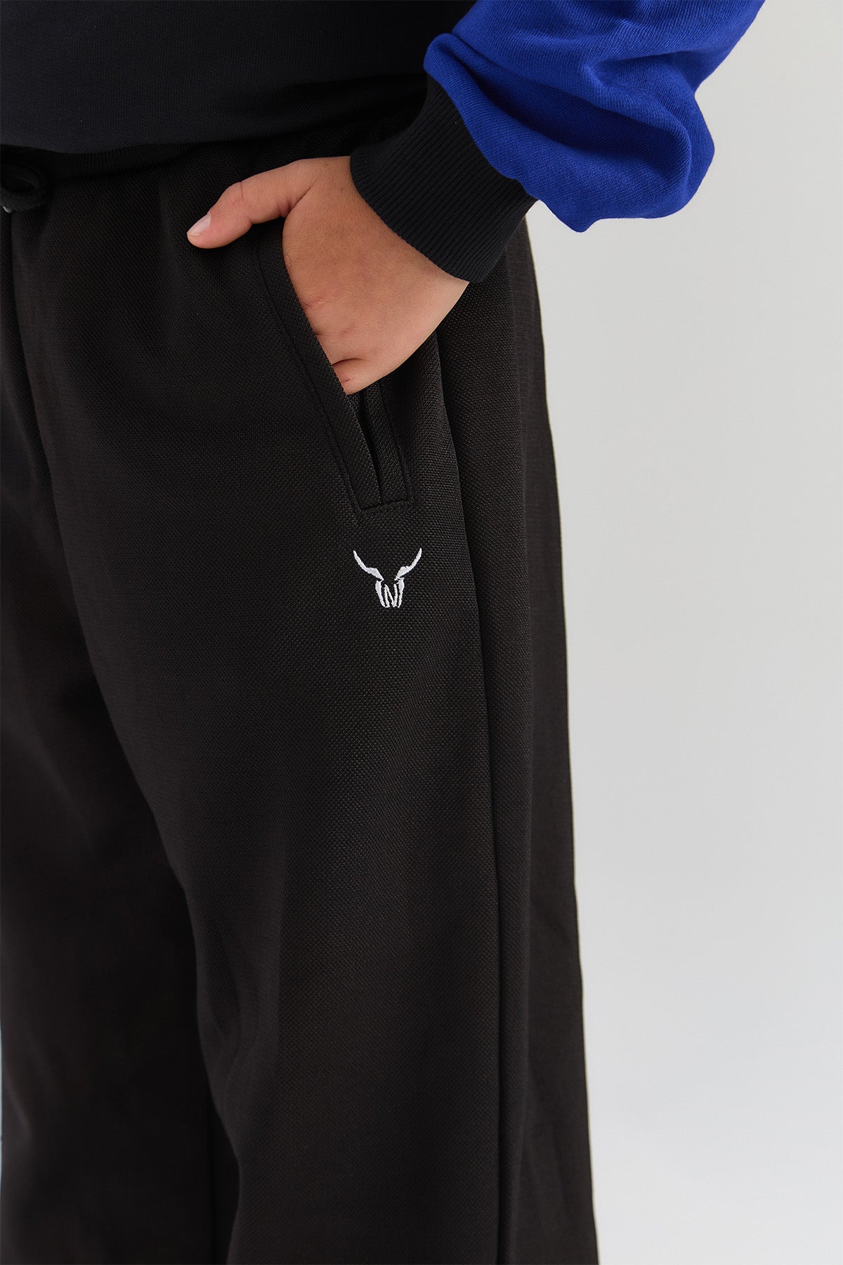 Boy Anthracite Tracksuit Bottom