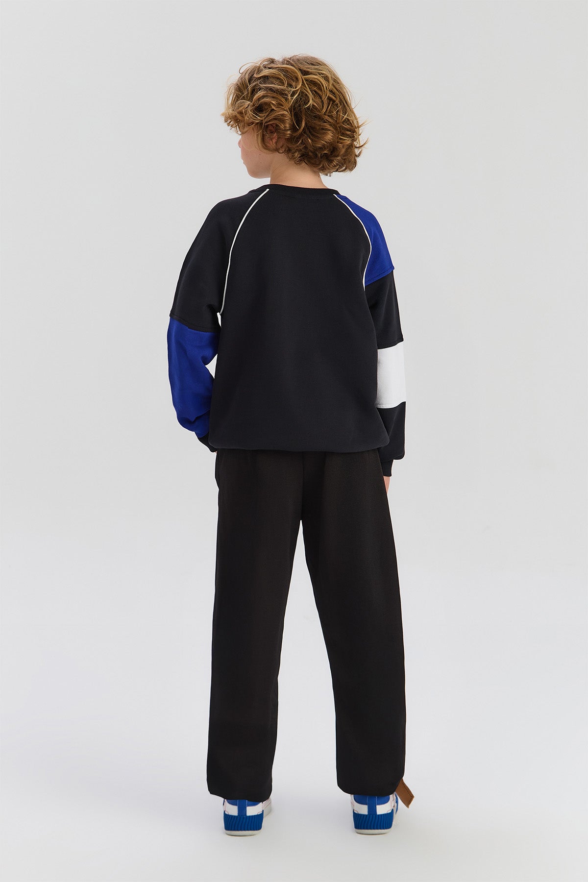 Boy Anthracite Tracksuit Bottom