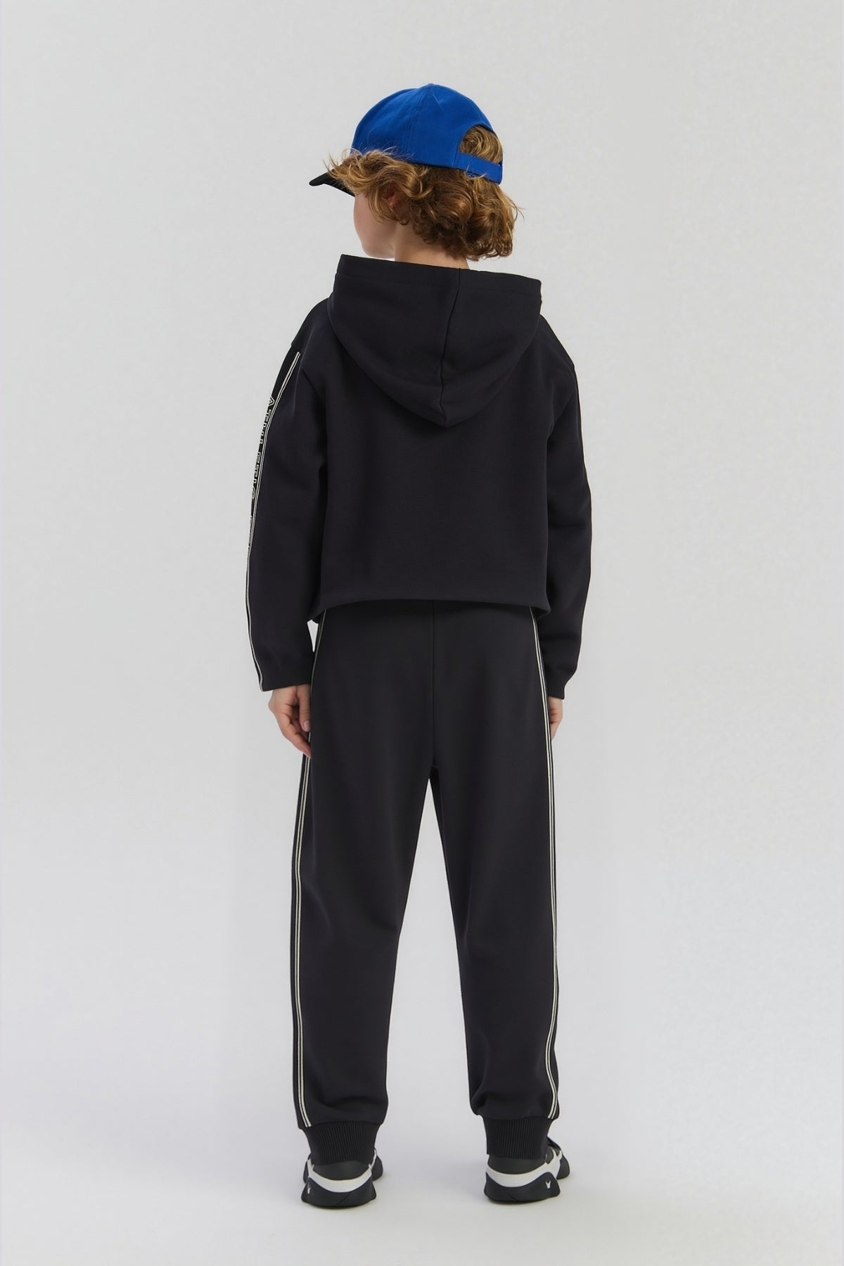 Boy Anthracite Tracksuit Bottom