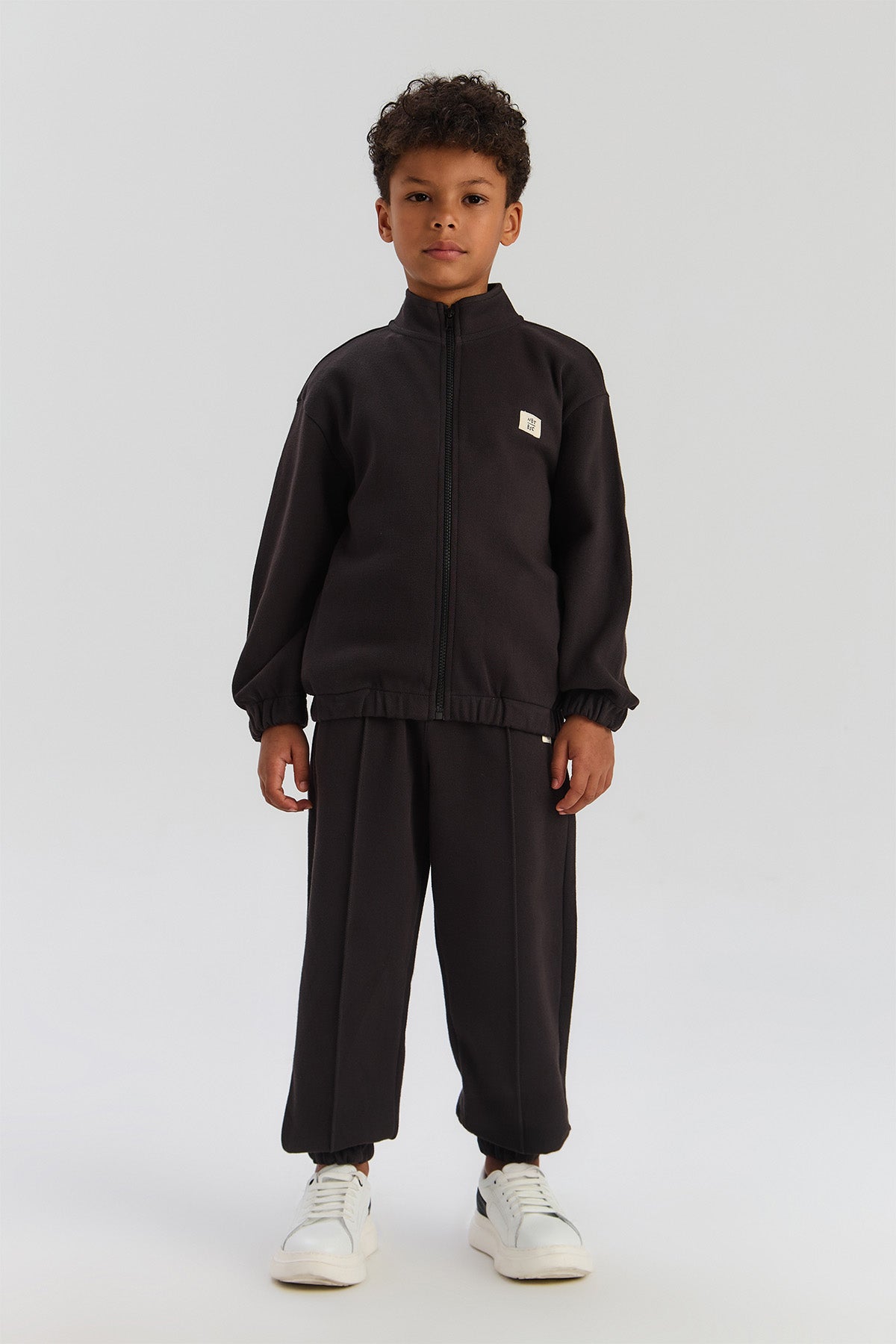 Boy Anthracite Tracksuit Top