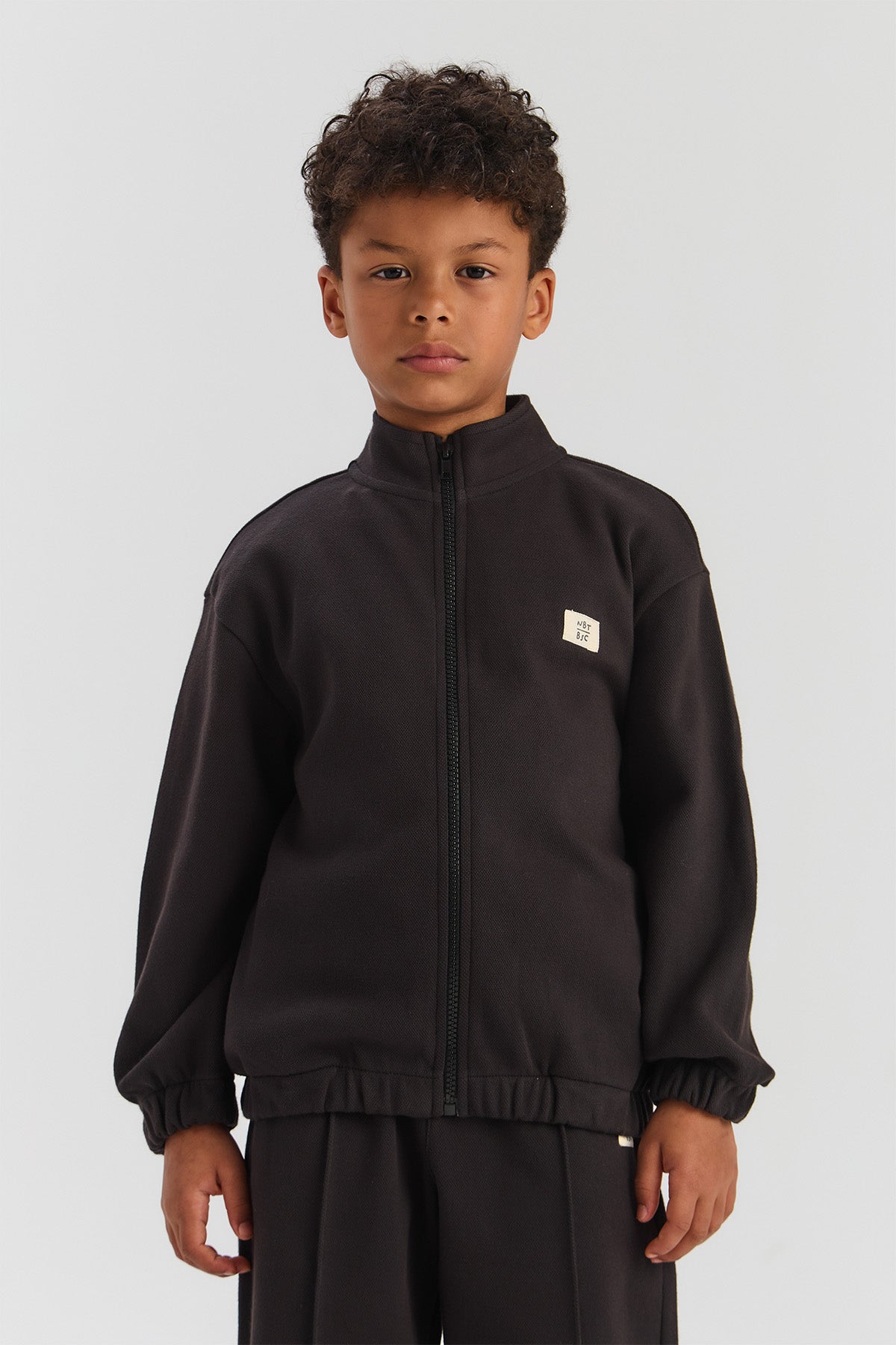 Boy Anthracite Tracksuit Top