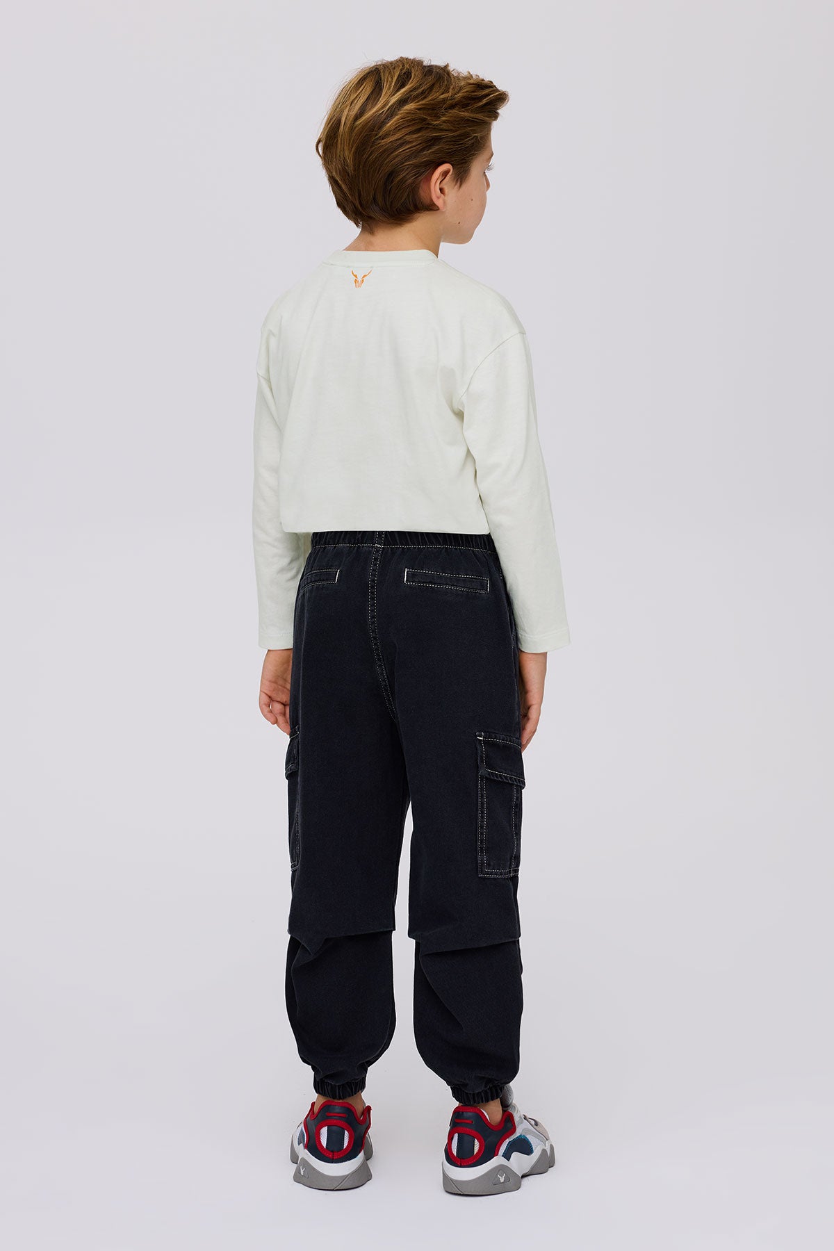 Boy Anthracite Trousers