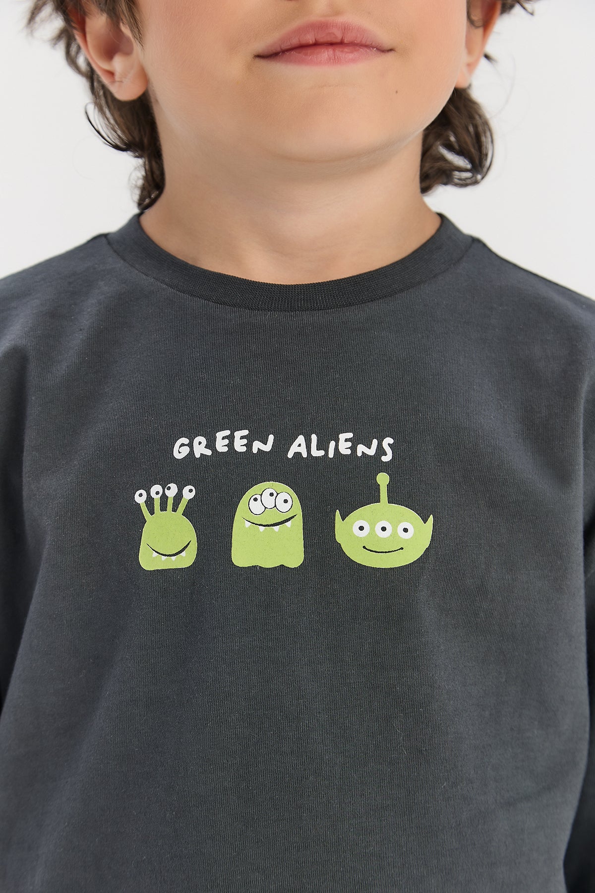 Boy Anthracite Tshirt