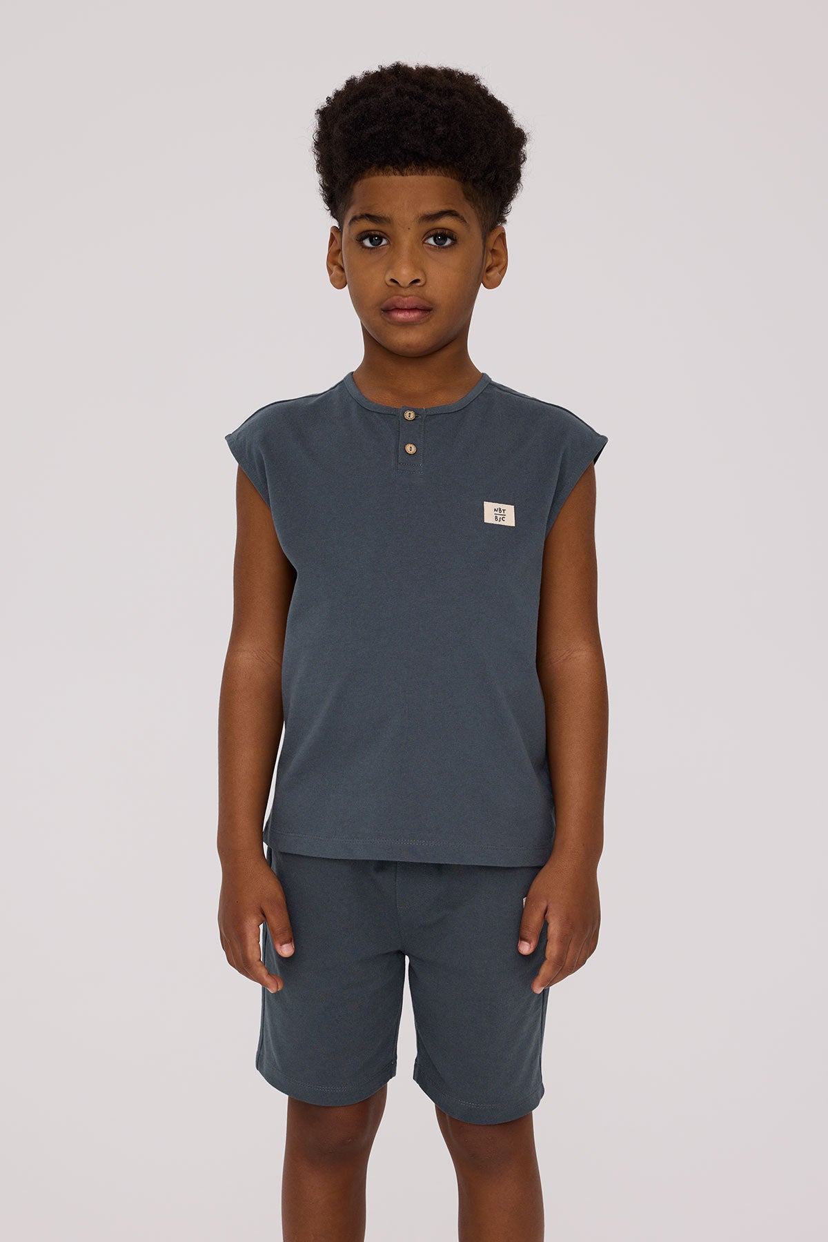 Boy Anthracite Undershirt