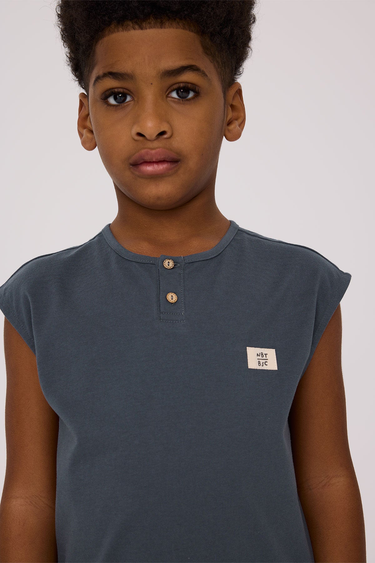Boy Anthracite Undershirt