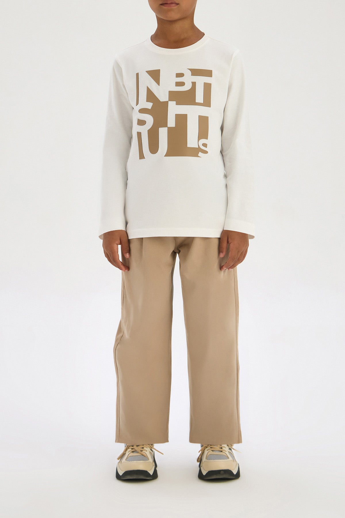 Boy Beige Trousers