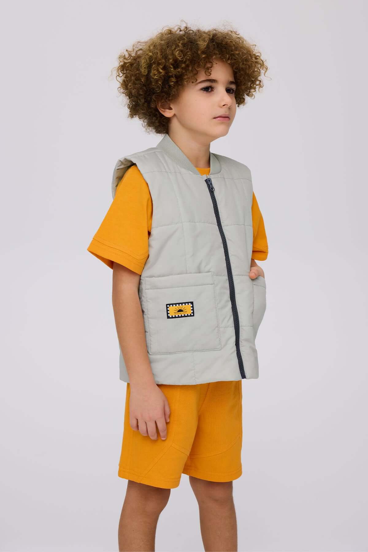 Boy Beige Vest