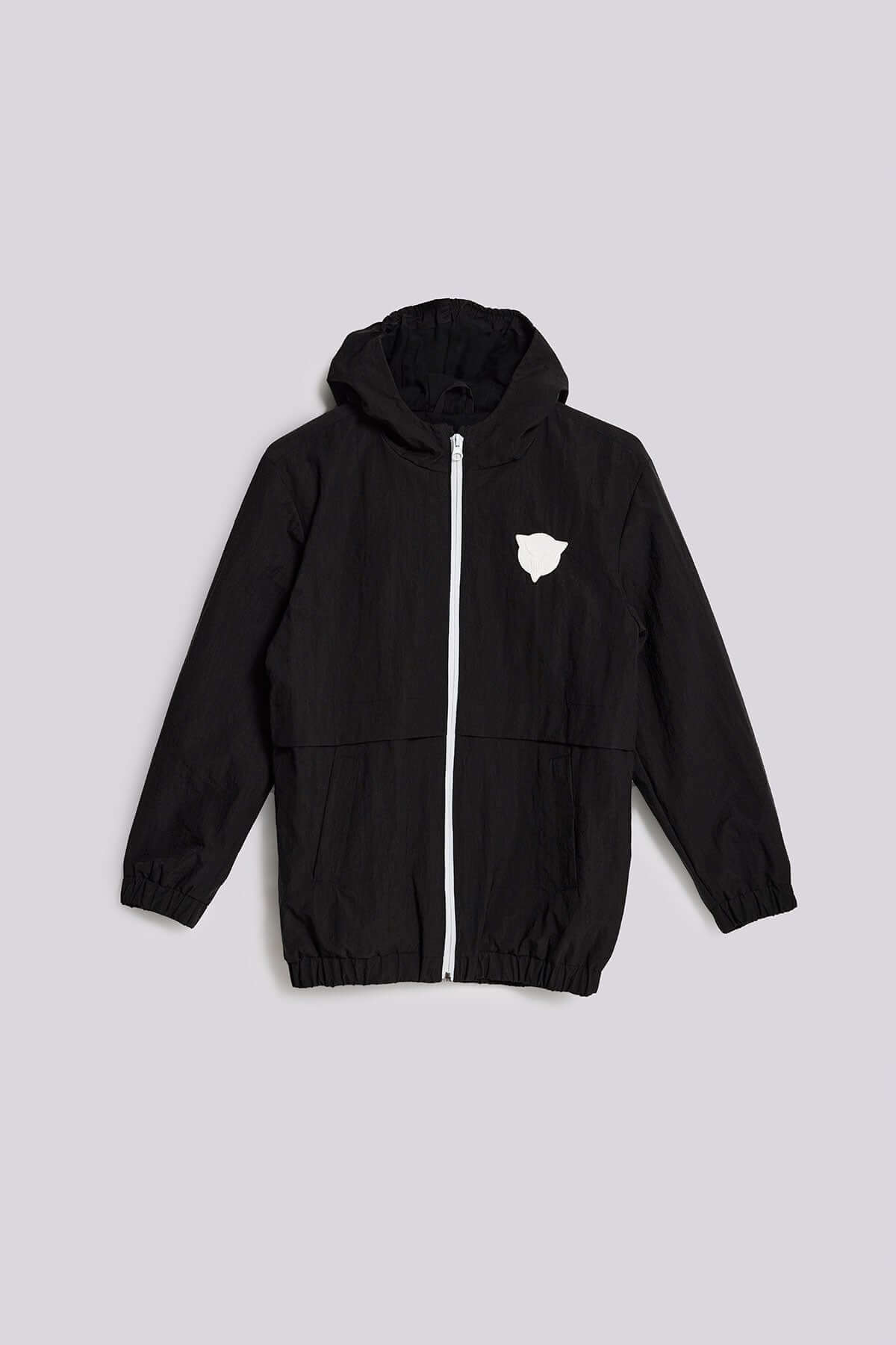 Boy Black Raincoat
