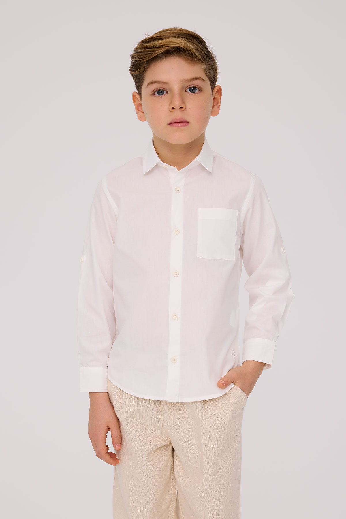 Boy Ecru Shirt