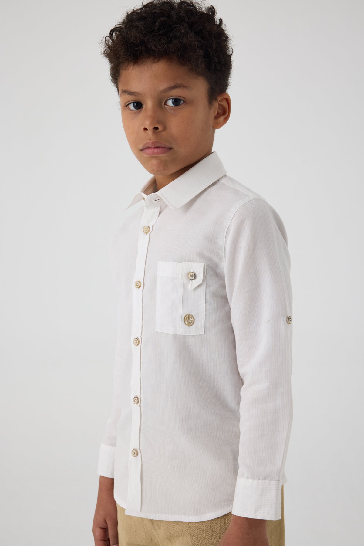 Boy Ecru Shirt
