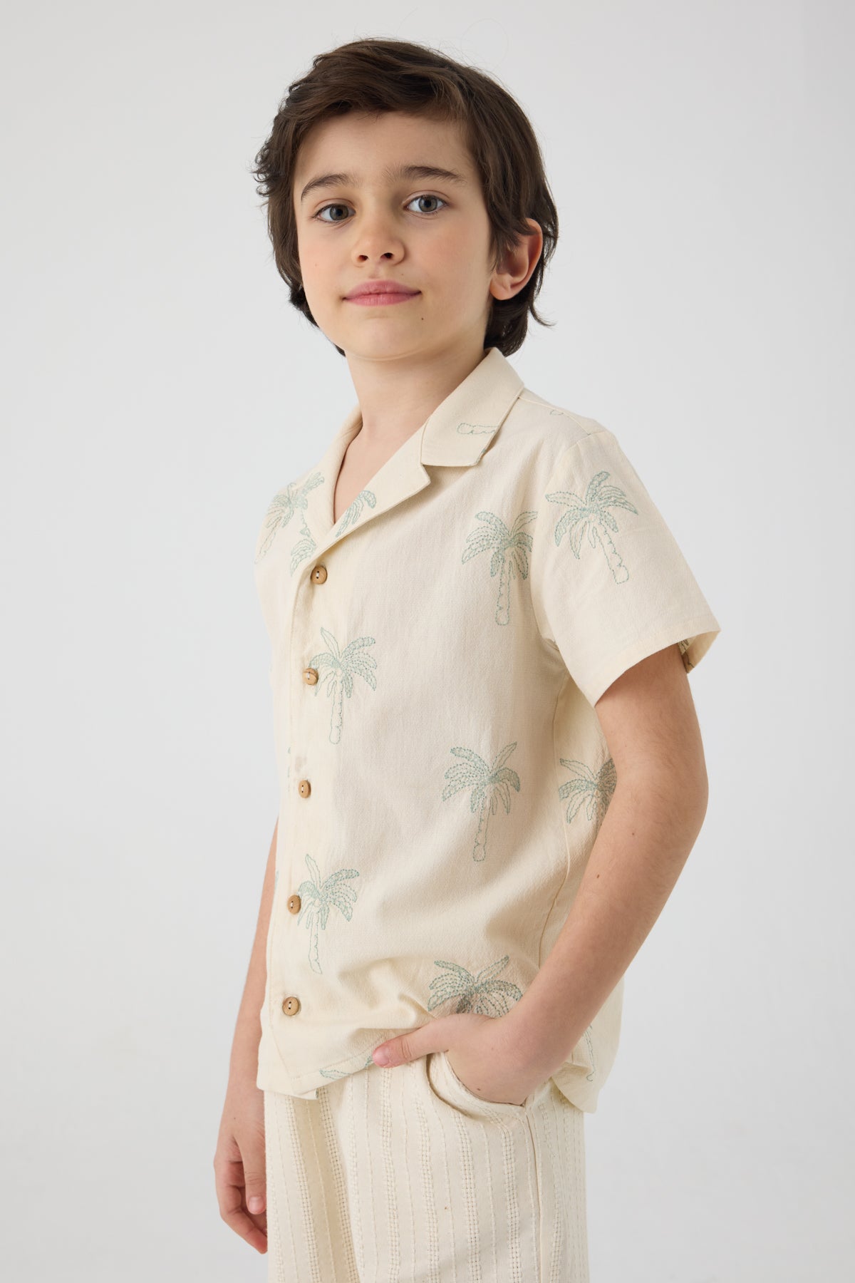 Boy Ecru Shirt