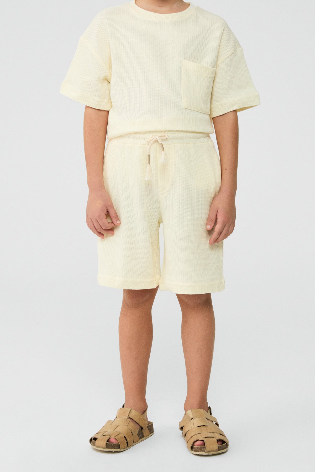 Boy Ecru Shorts