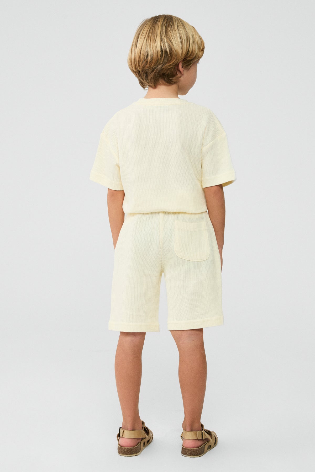 Boy Ecru Shorts