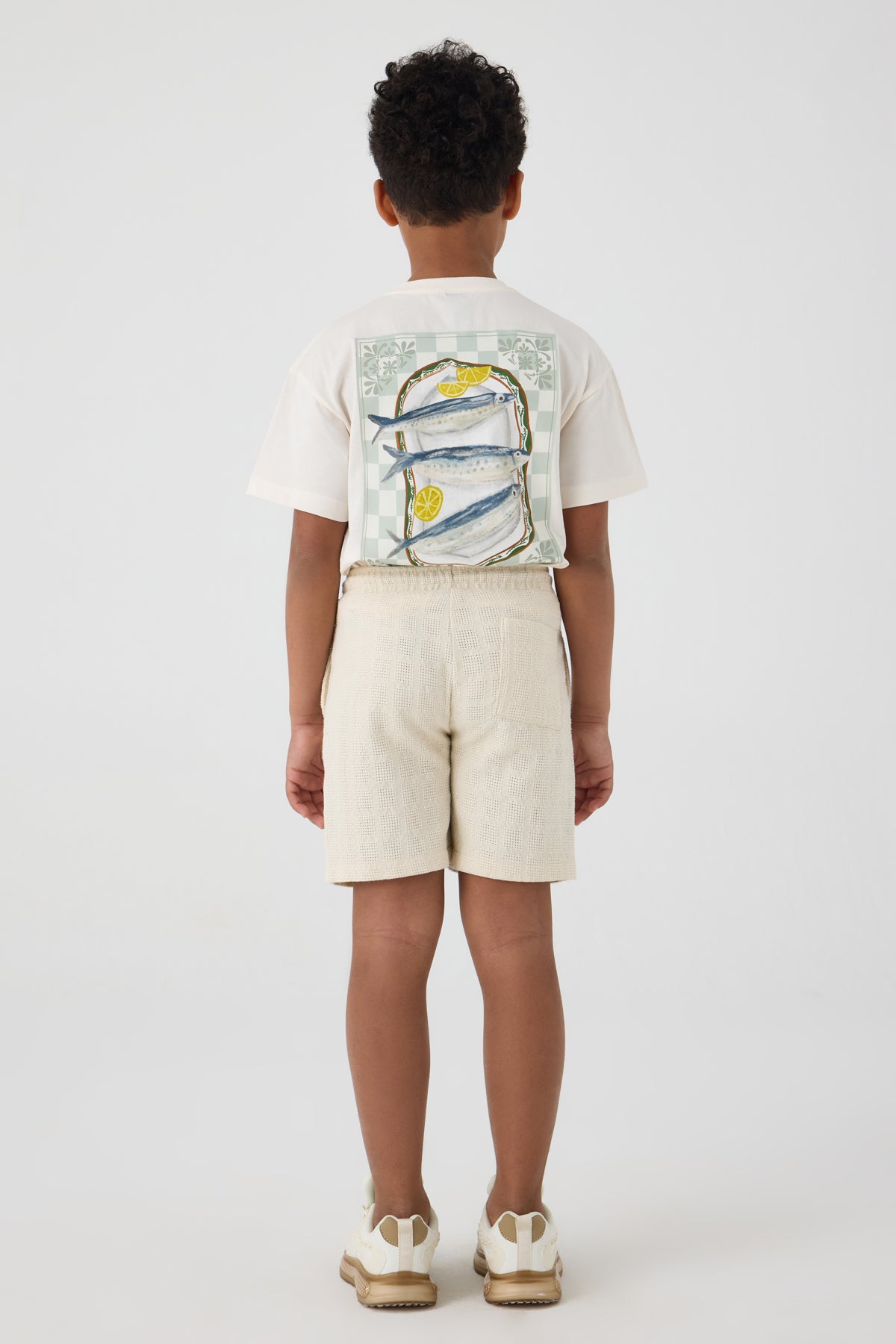 Boy Ecru Shorts