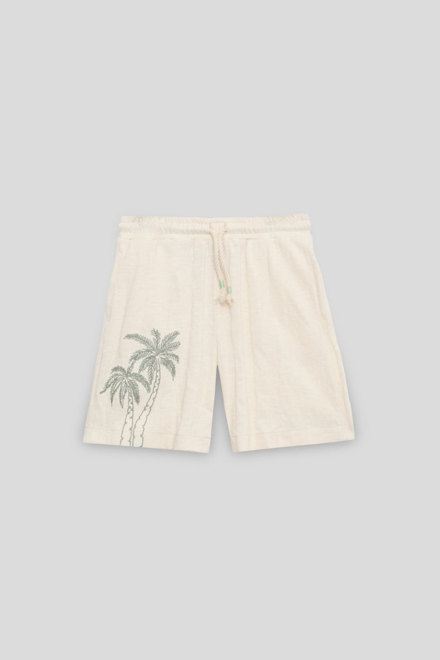 Boy Ecru Shorts
