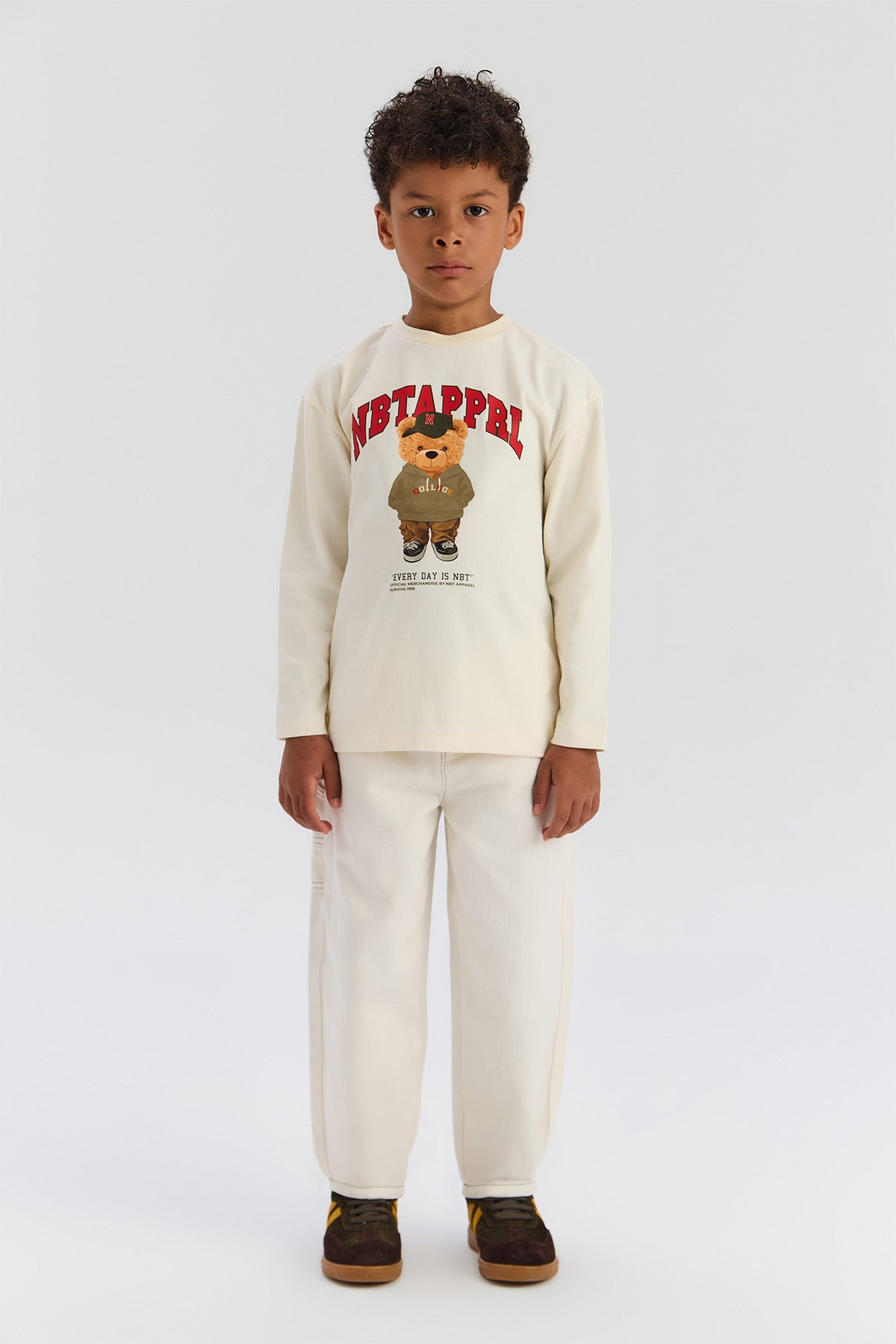 Boy Ecru Sweatshirt