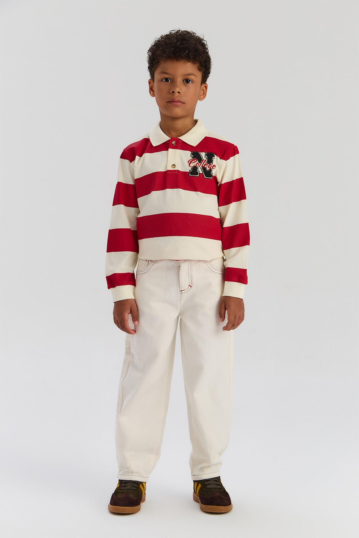 Boy Ecru Trousers