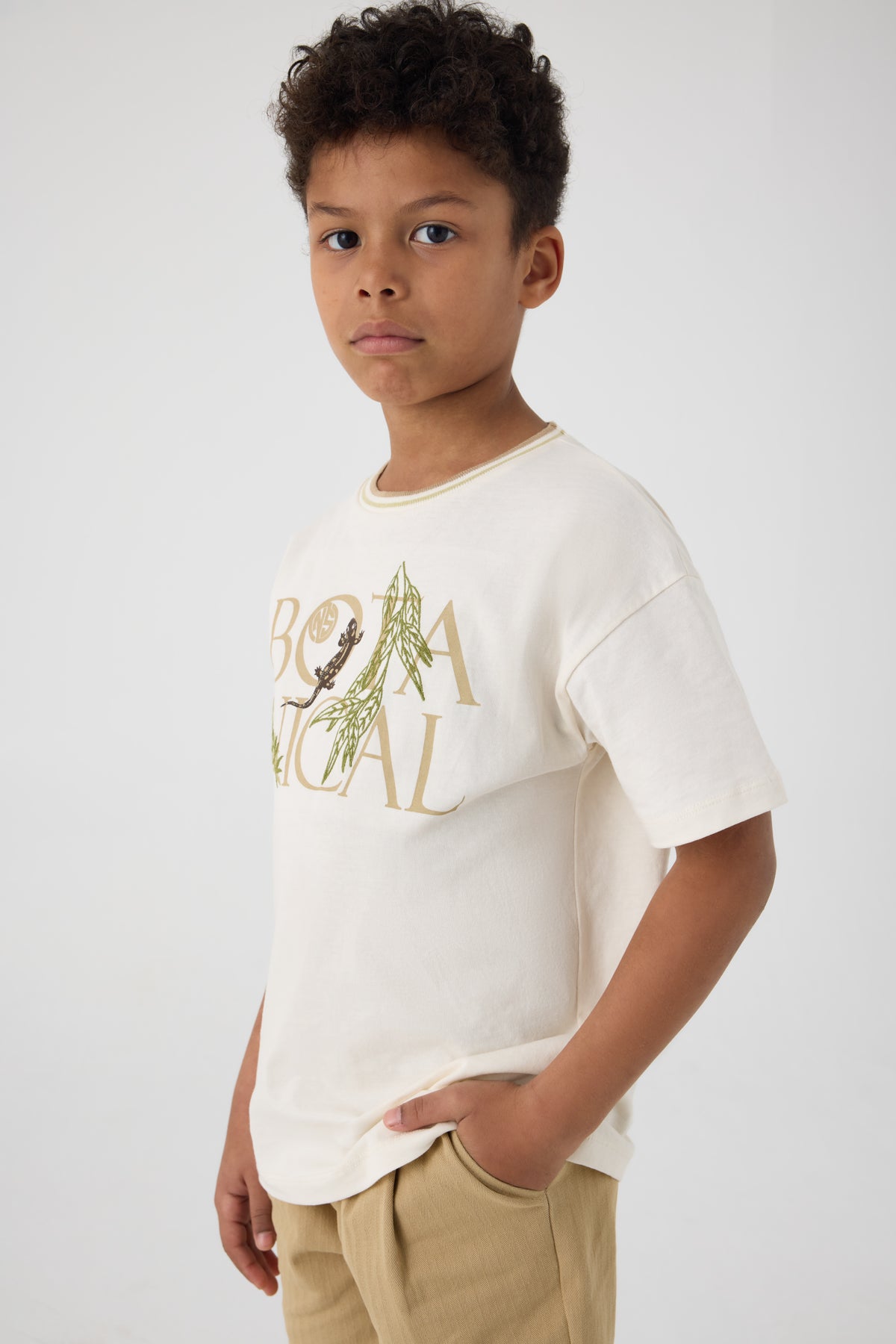 Boy Ecru Tshirt
