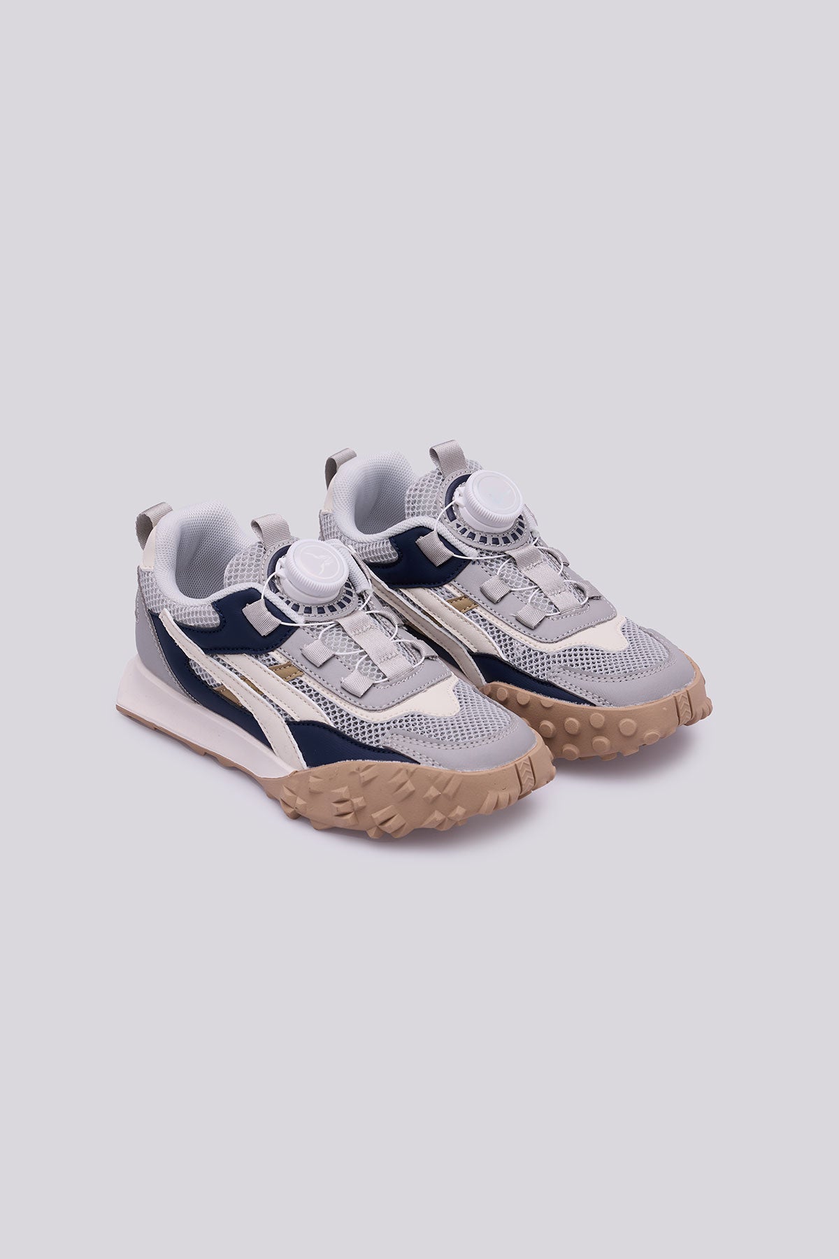 Boy Grey Melange Shoes