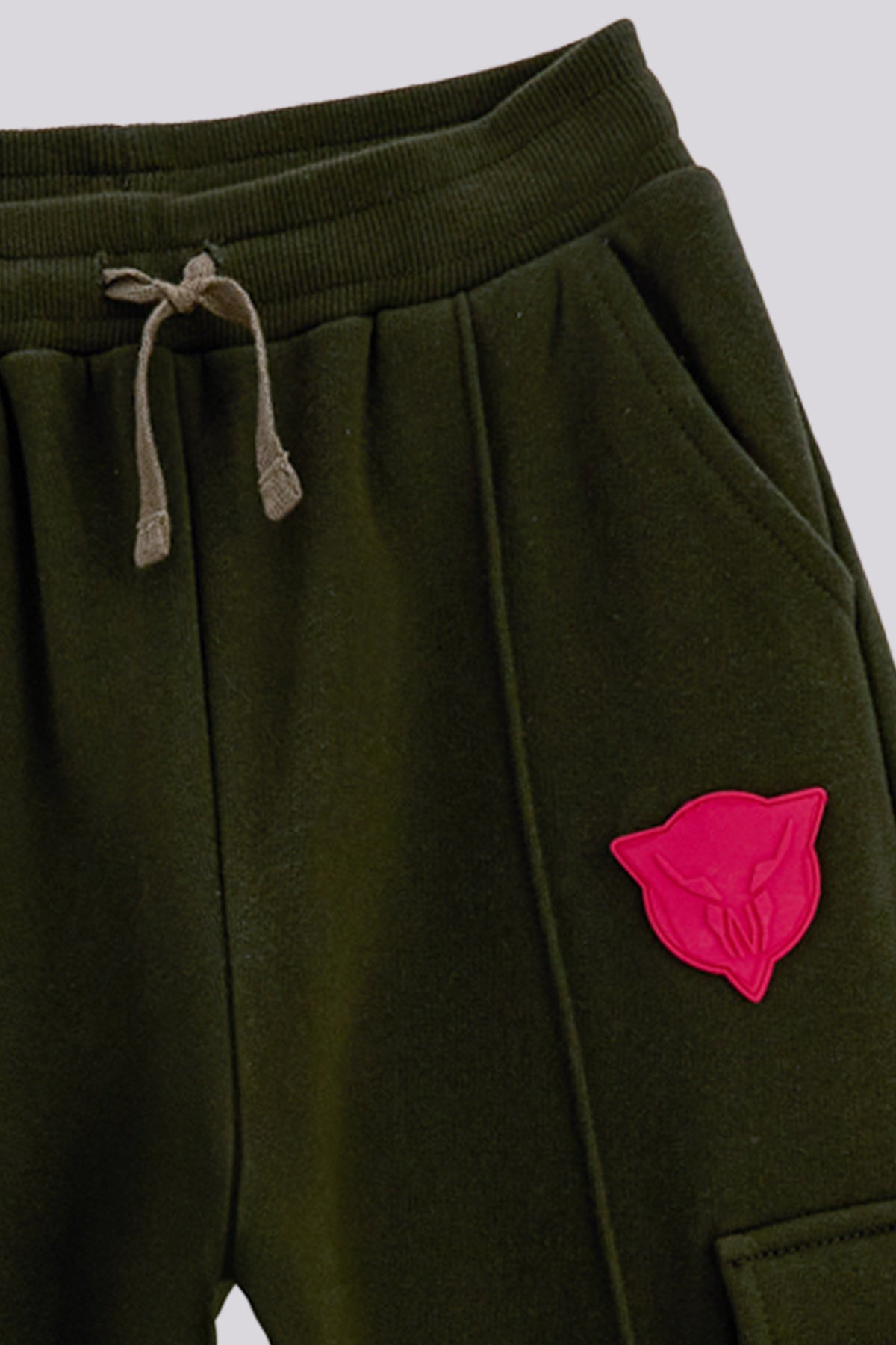 Boy Khaki Tracksuit Bottom