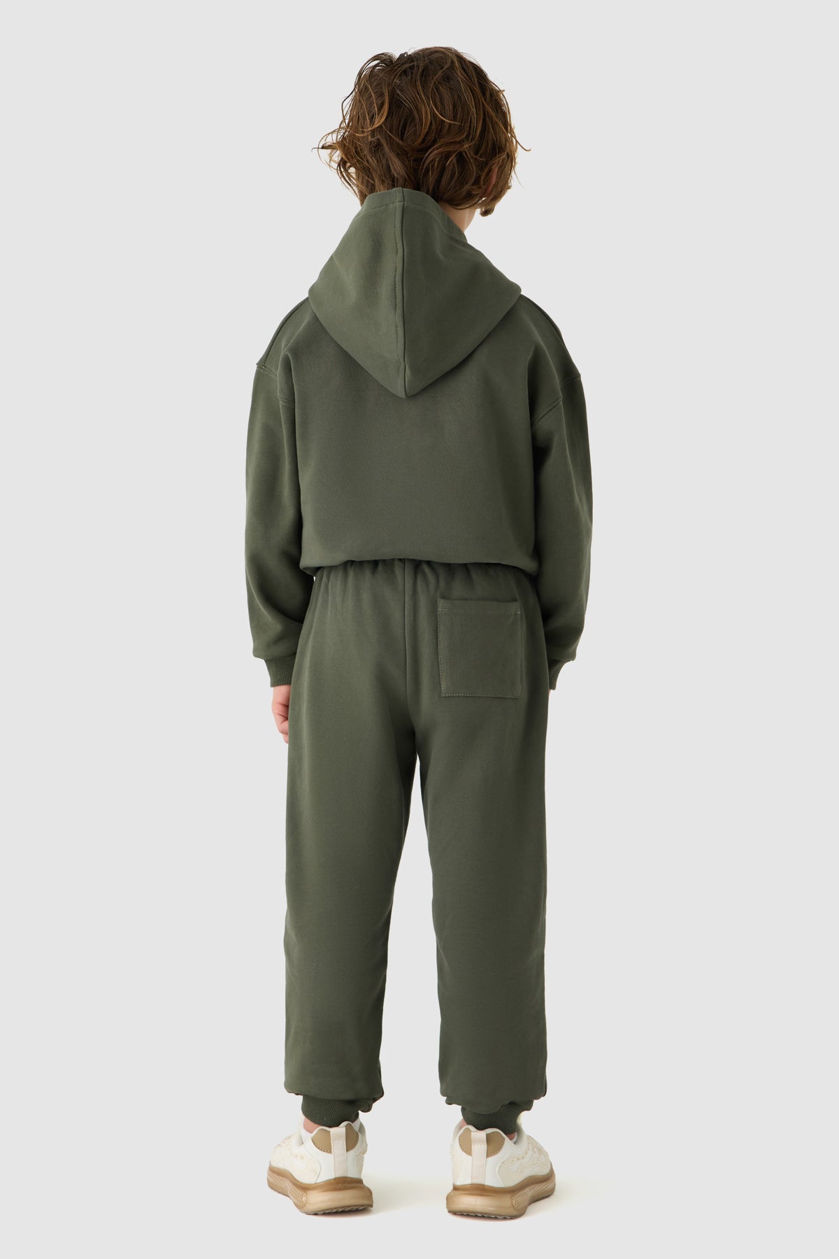 Boy Khaki Tracksuit Bottom