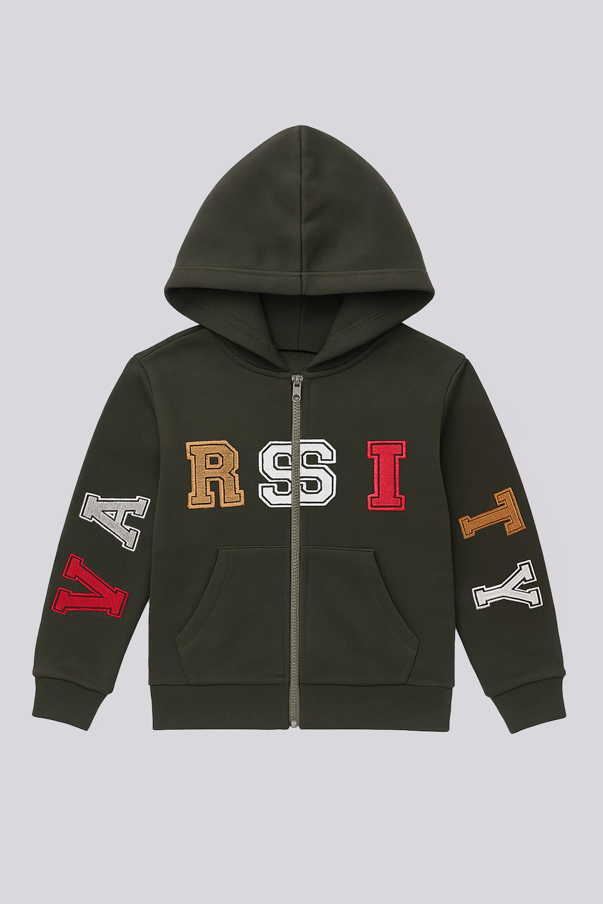 Boy Khaki Tracksuit Top