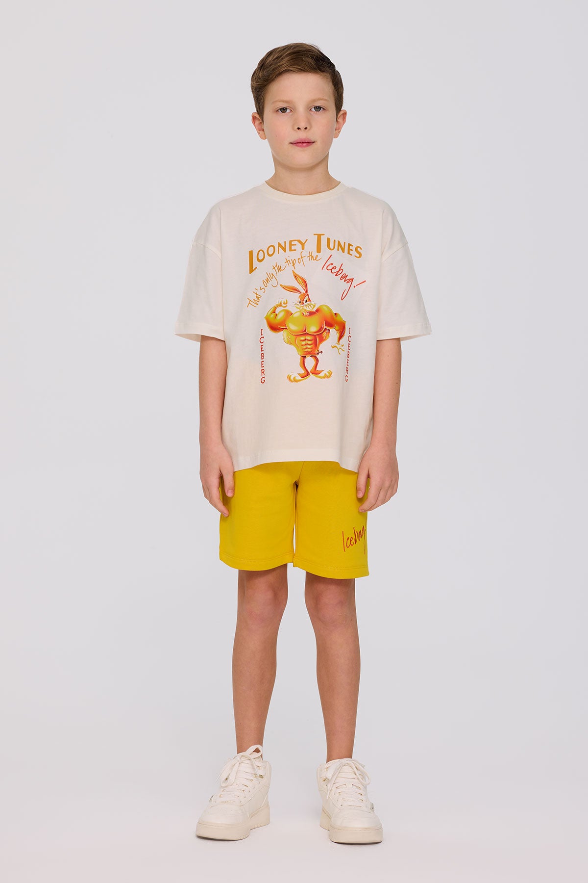 Boy Kırık White Tshirt