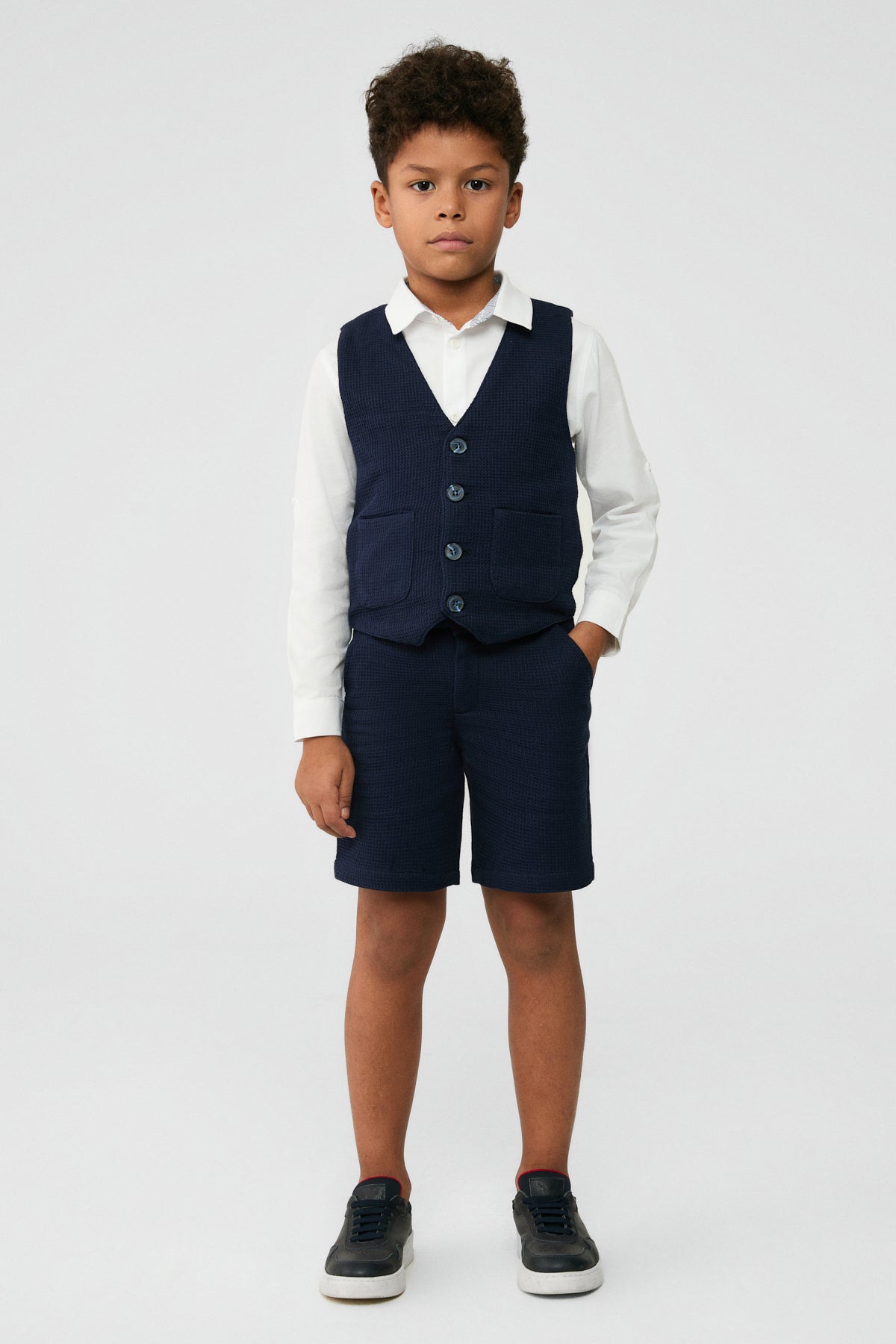 Boy Navy Blue Shorts