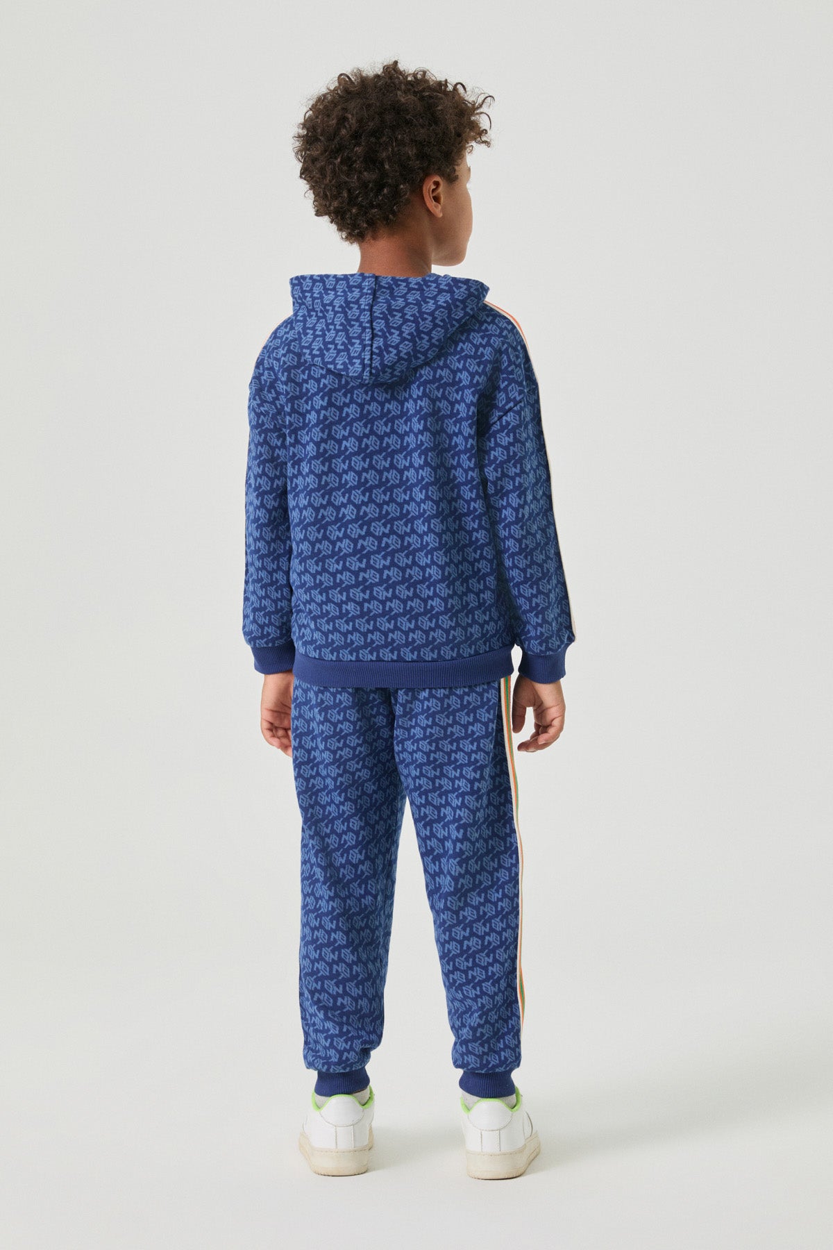 Boy Navy Blue Tracksuit Top