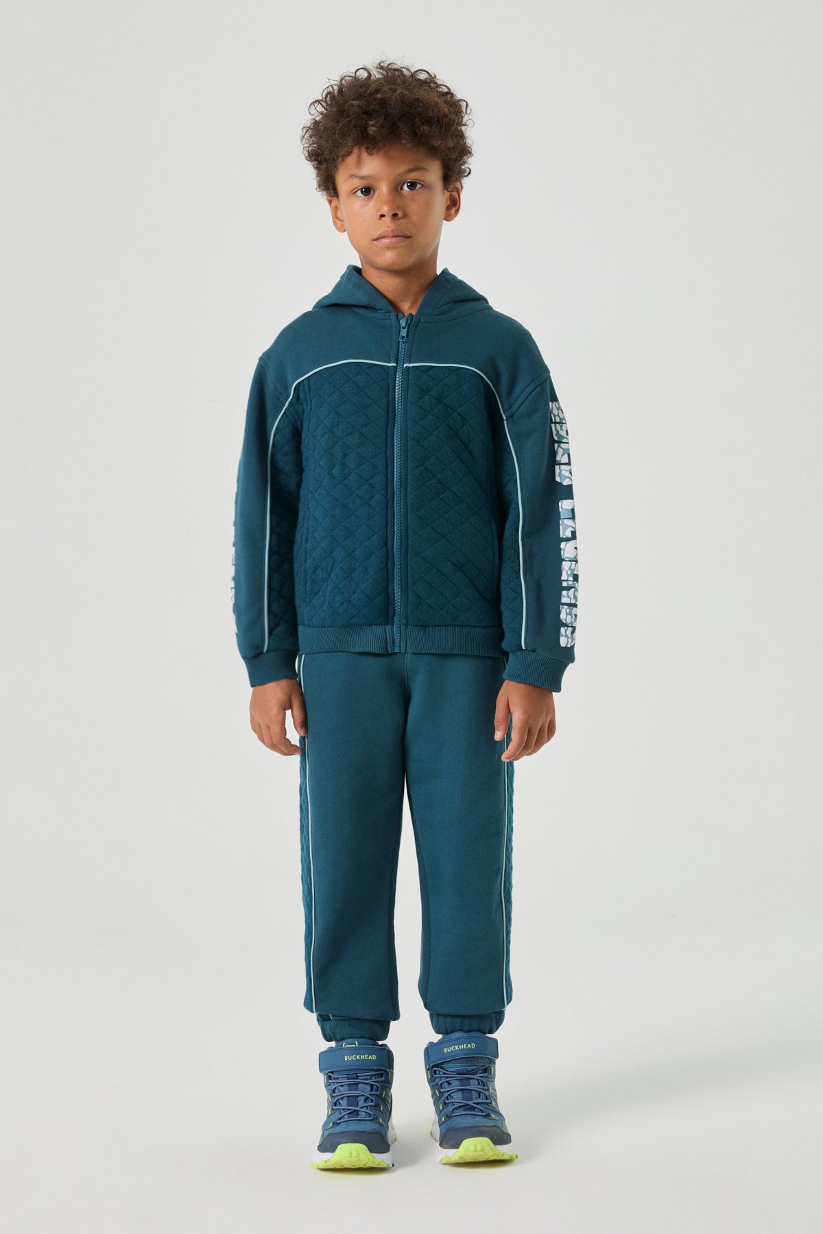 Boy Navy Blue Tracksuit Top
