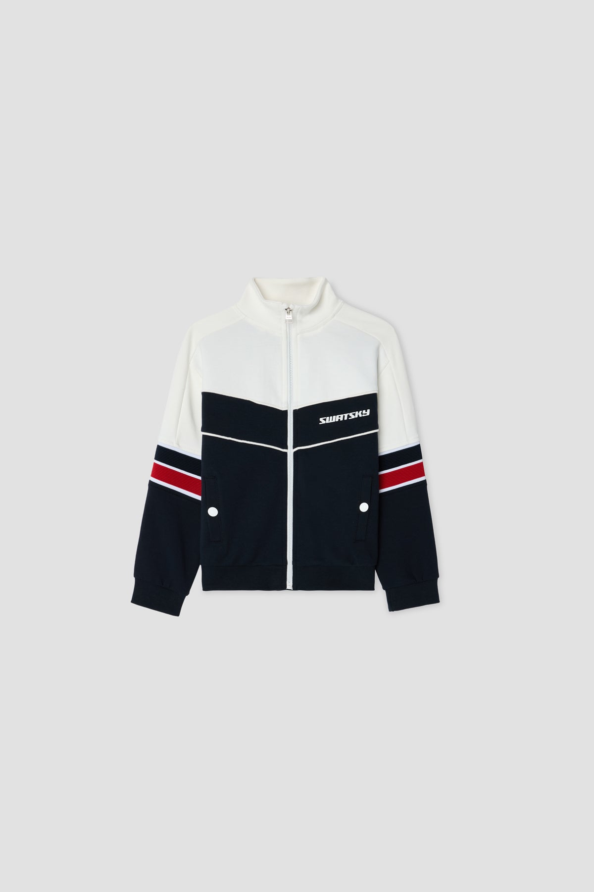 Boy Navy Blue Tracksuit Top