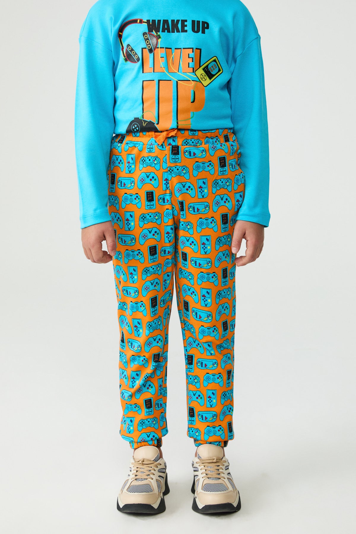 Boy Patterned Pyjama Suit