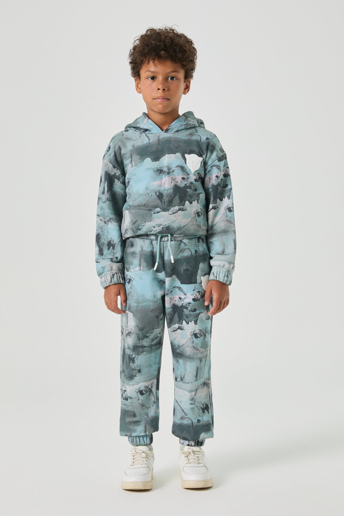 Boy Patterned Tracksuit Bottom