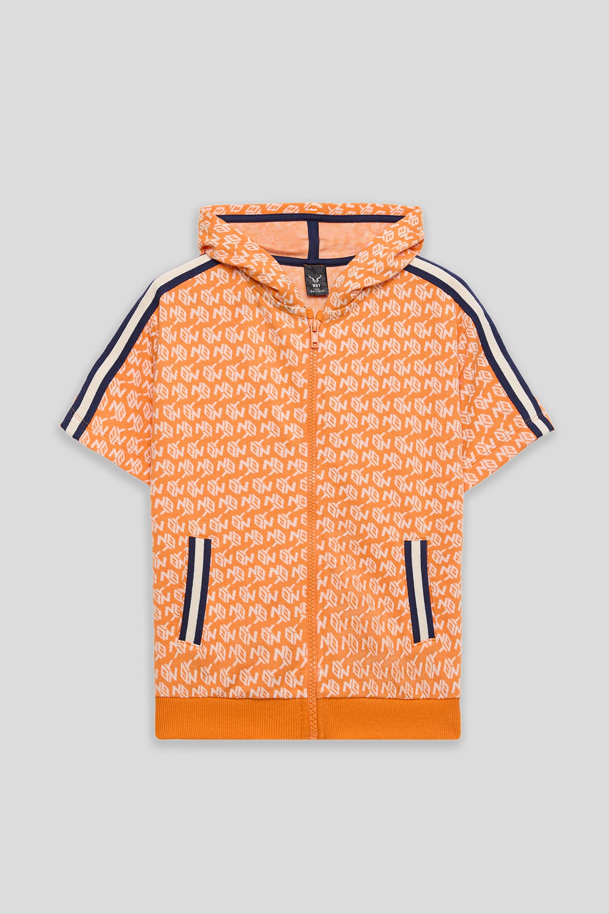 Boy Patterned Tracksuit Top