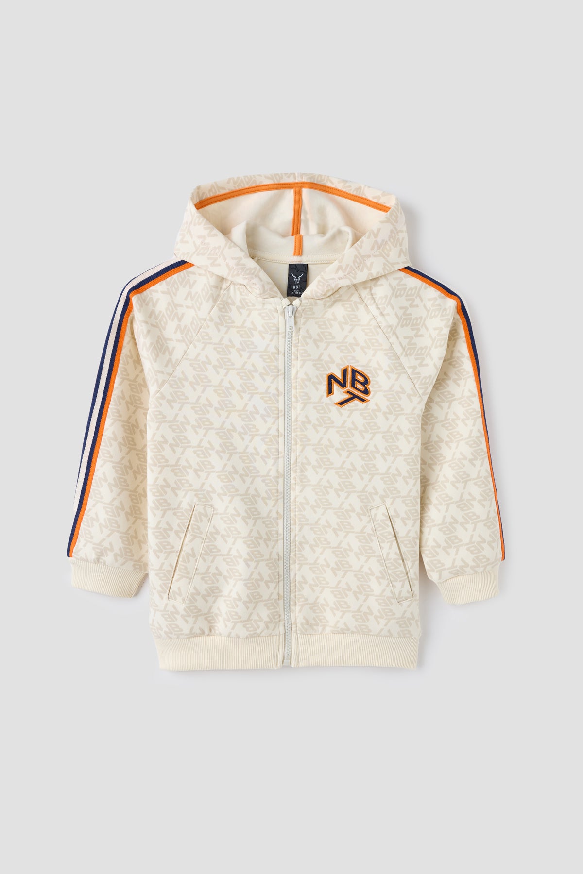 Boy Patterned Tracksuit Top