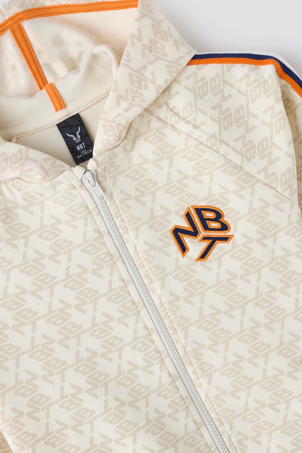 Boy Patterned Tracksuit Top