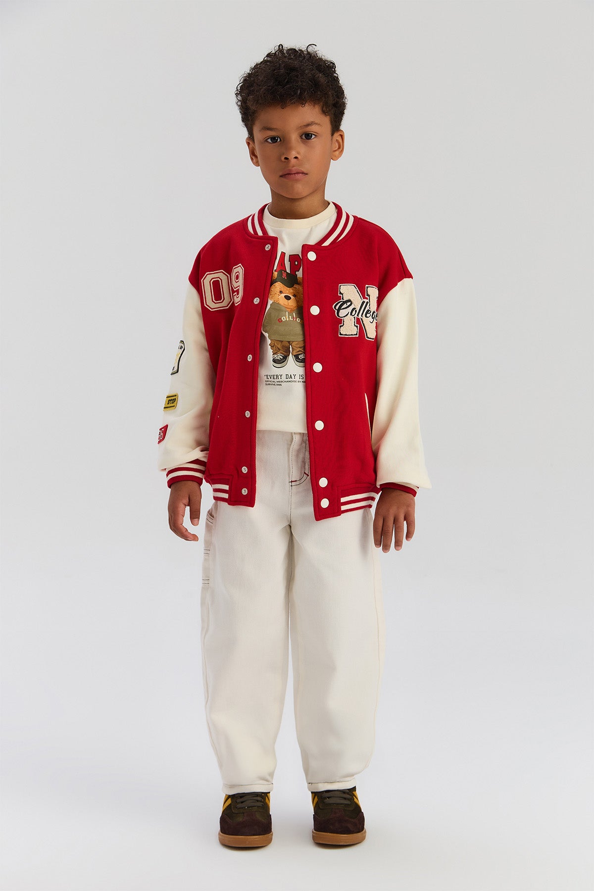Boy Red Jacket
