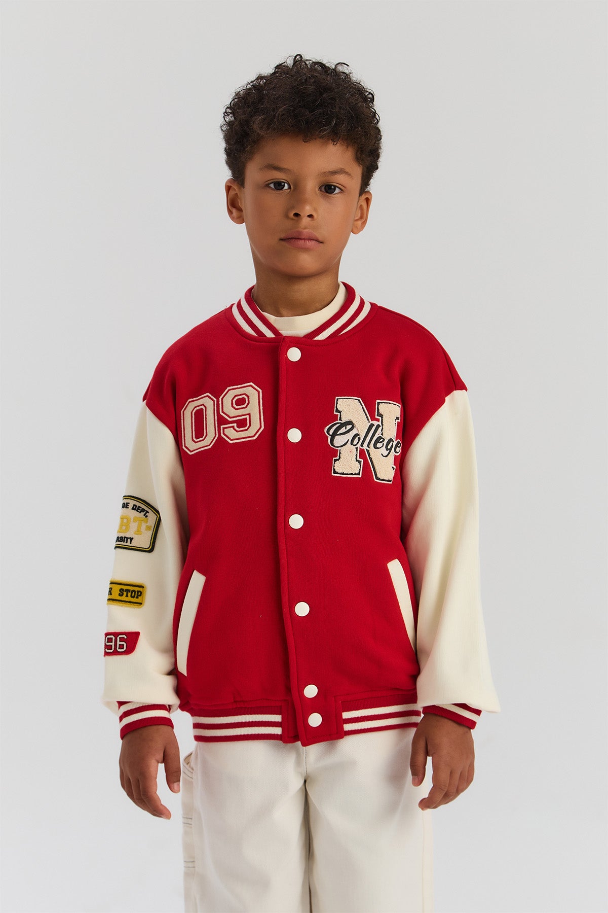 Boy Red Jacket