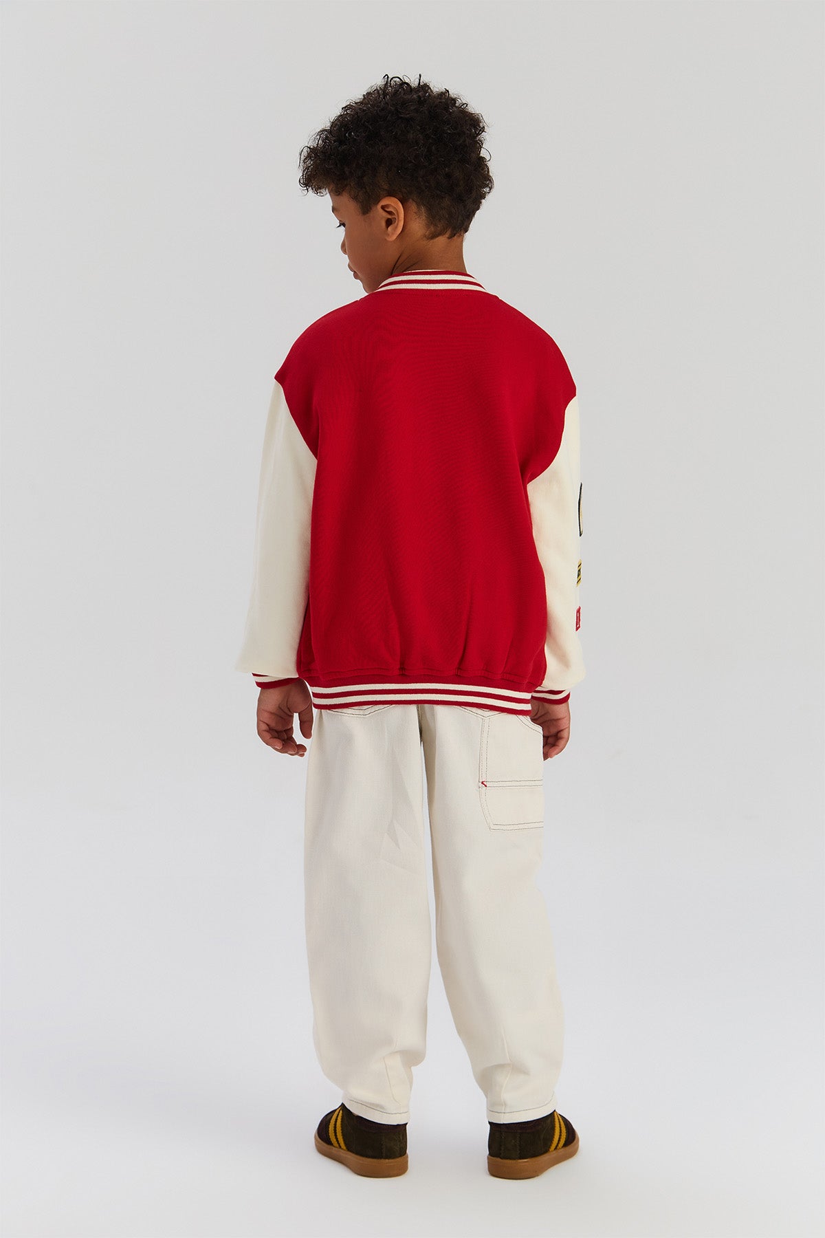 Boy Red Jacket