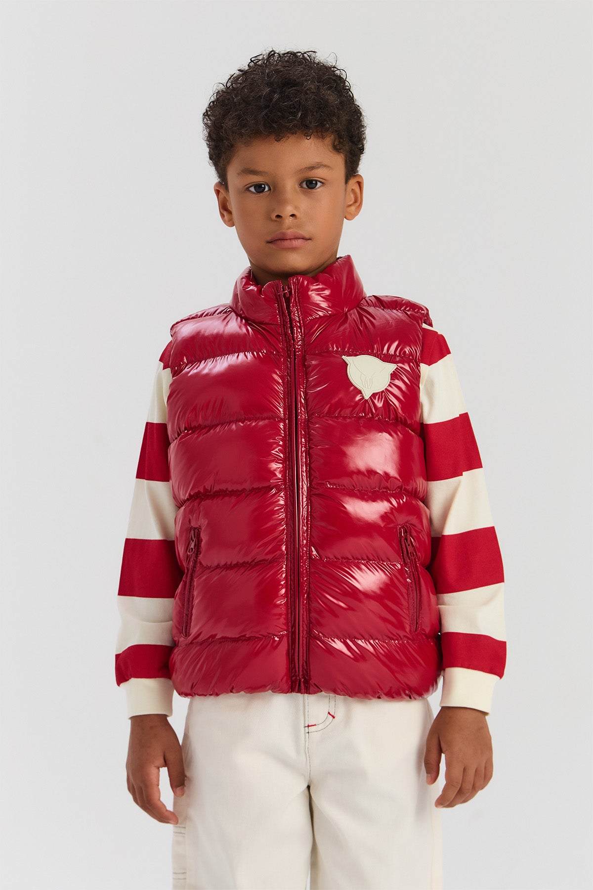 Boy Red Vest