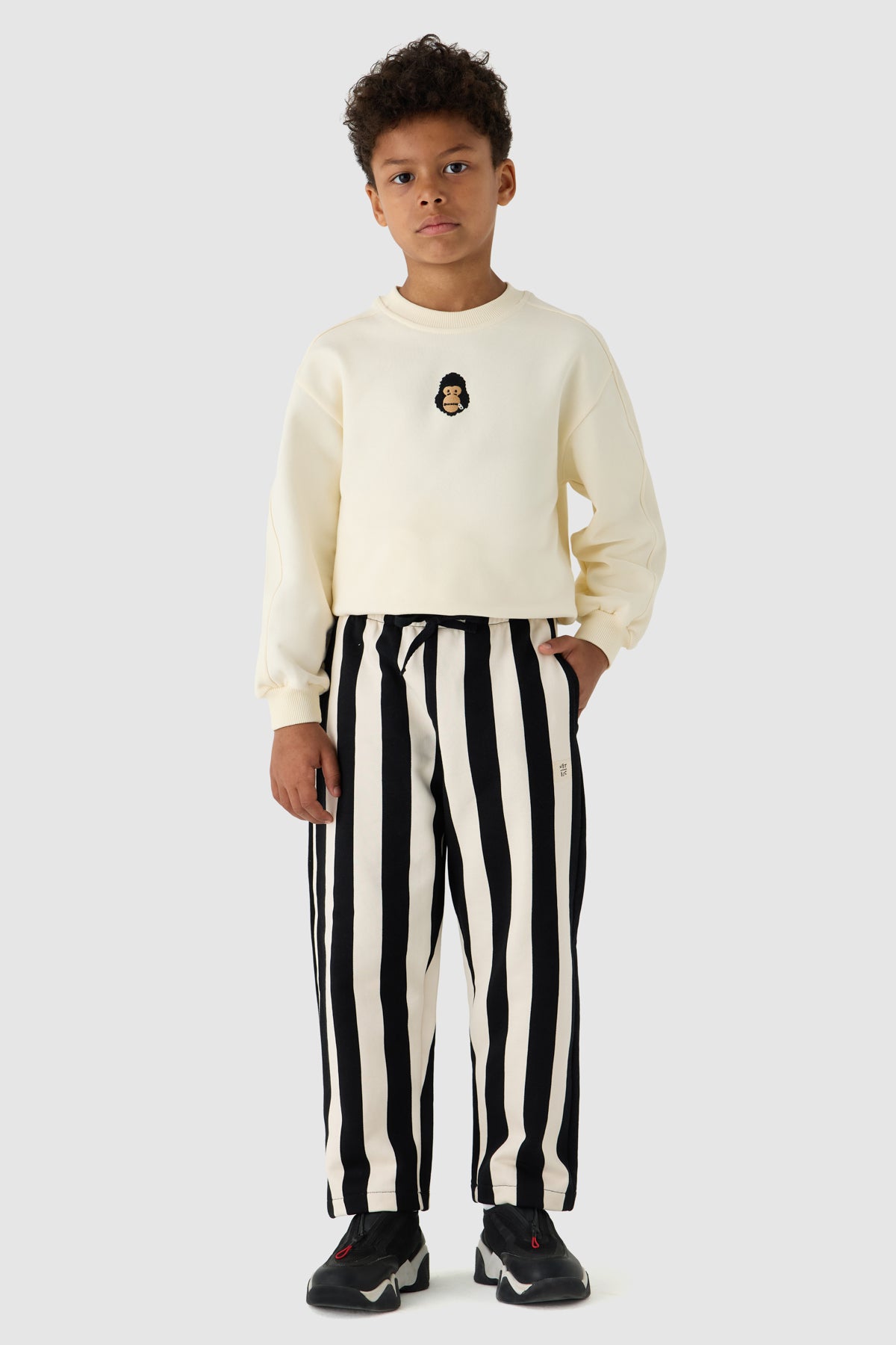 Boy Striped Tracksuit Bottom