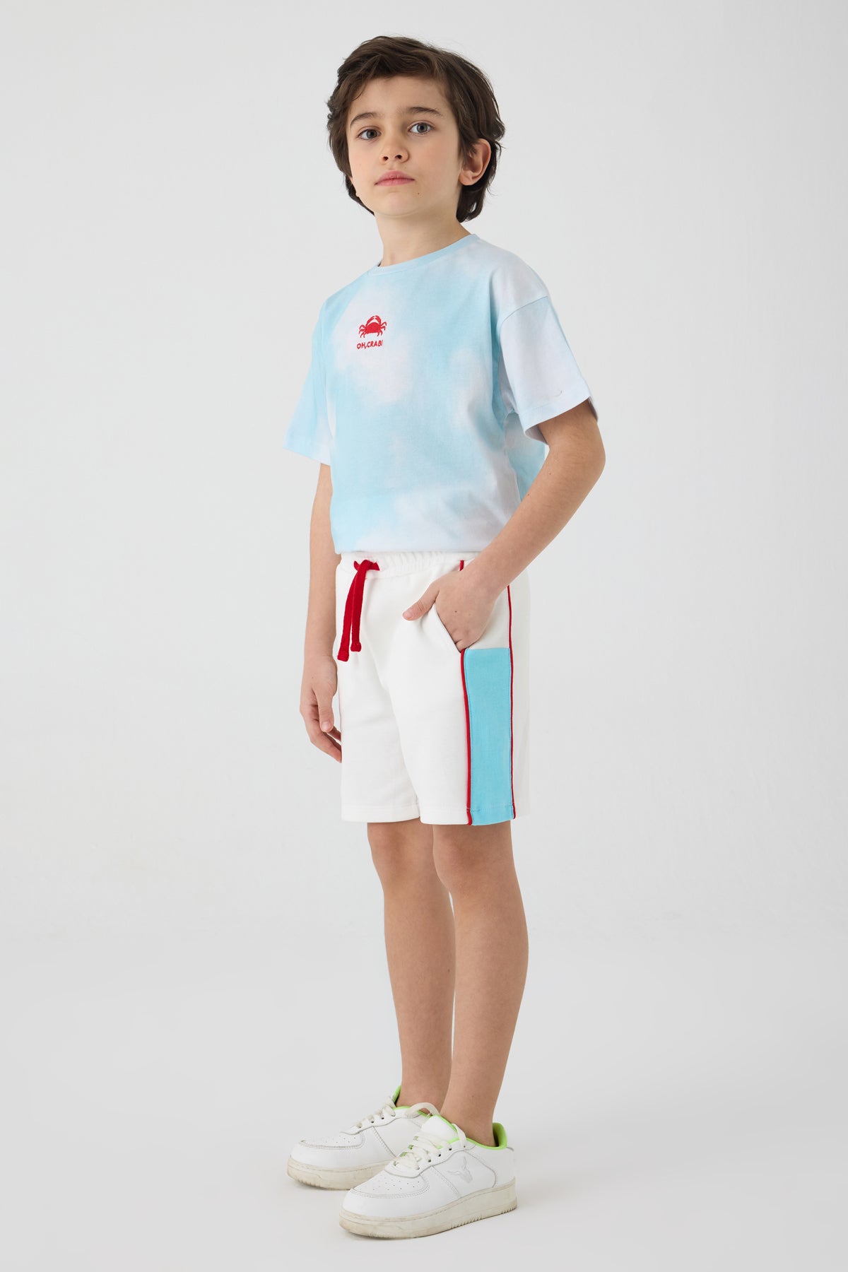 Boy White Shorts