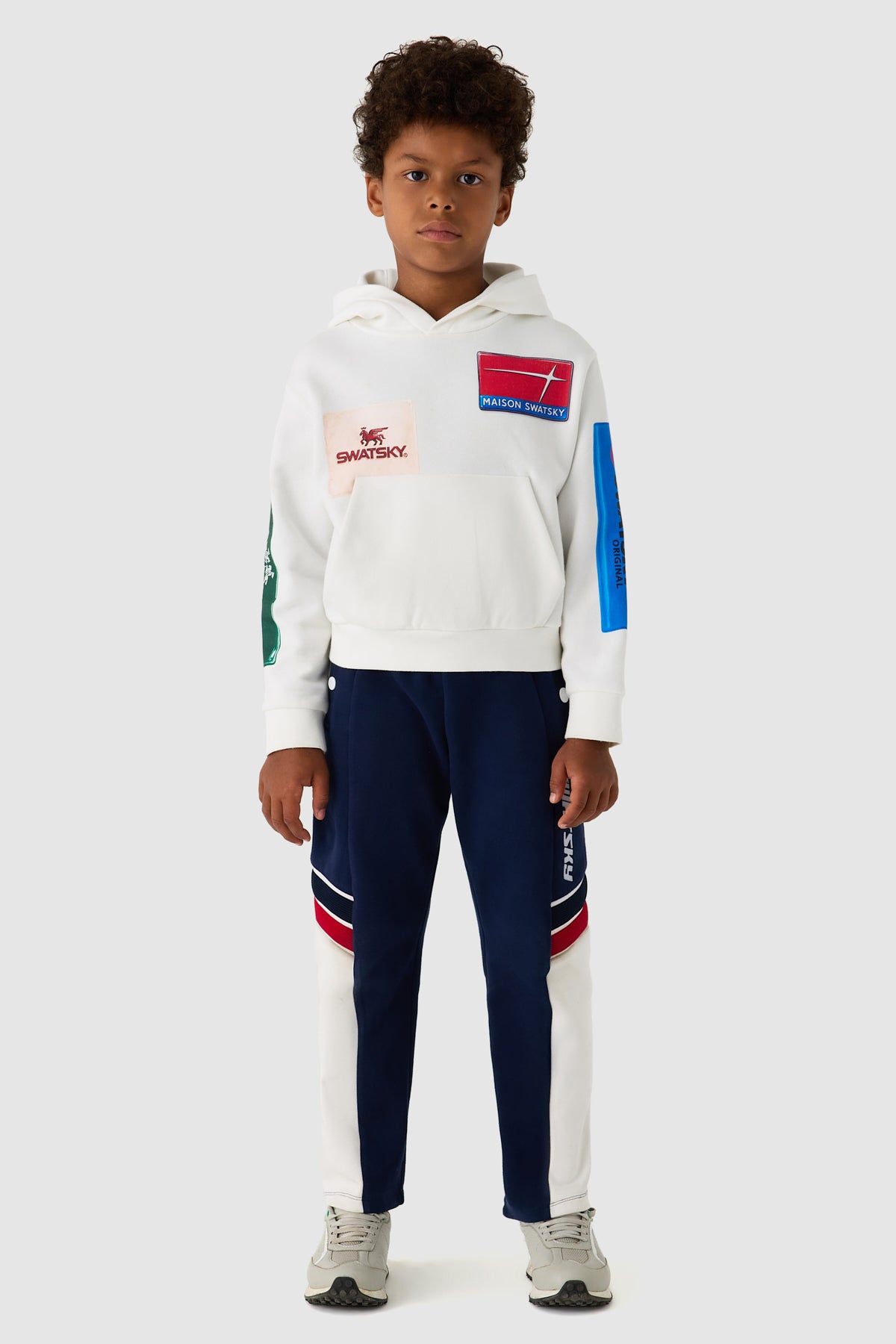 Boy White Sweatshirt