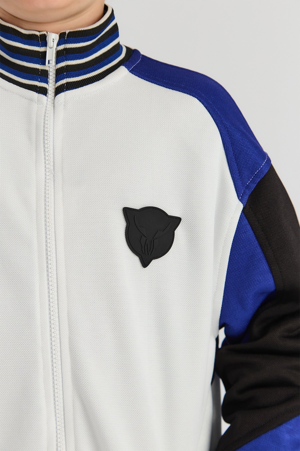 Boy White Tracksuit Top