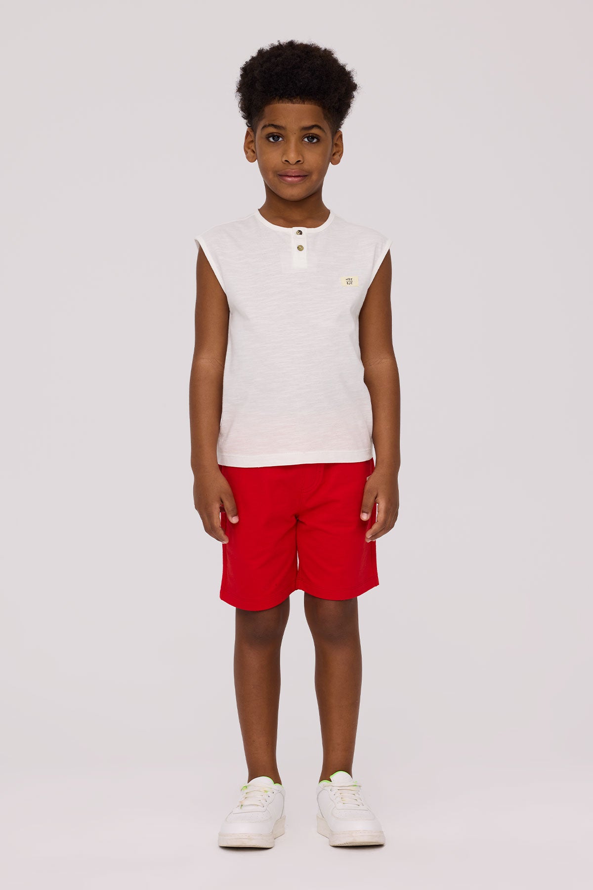 Boy White Undershirt