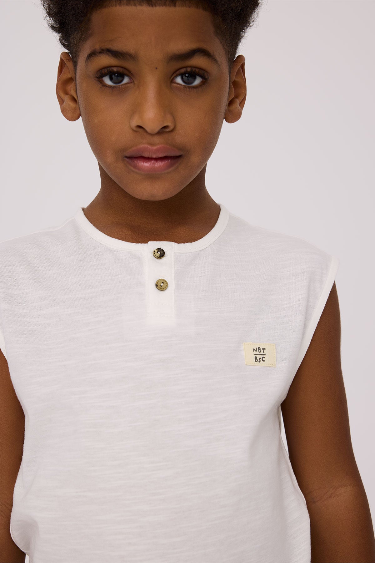 Boy White Undershirt