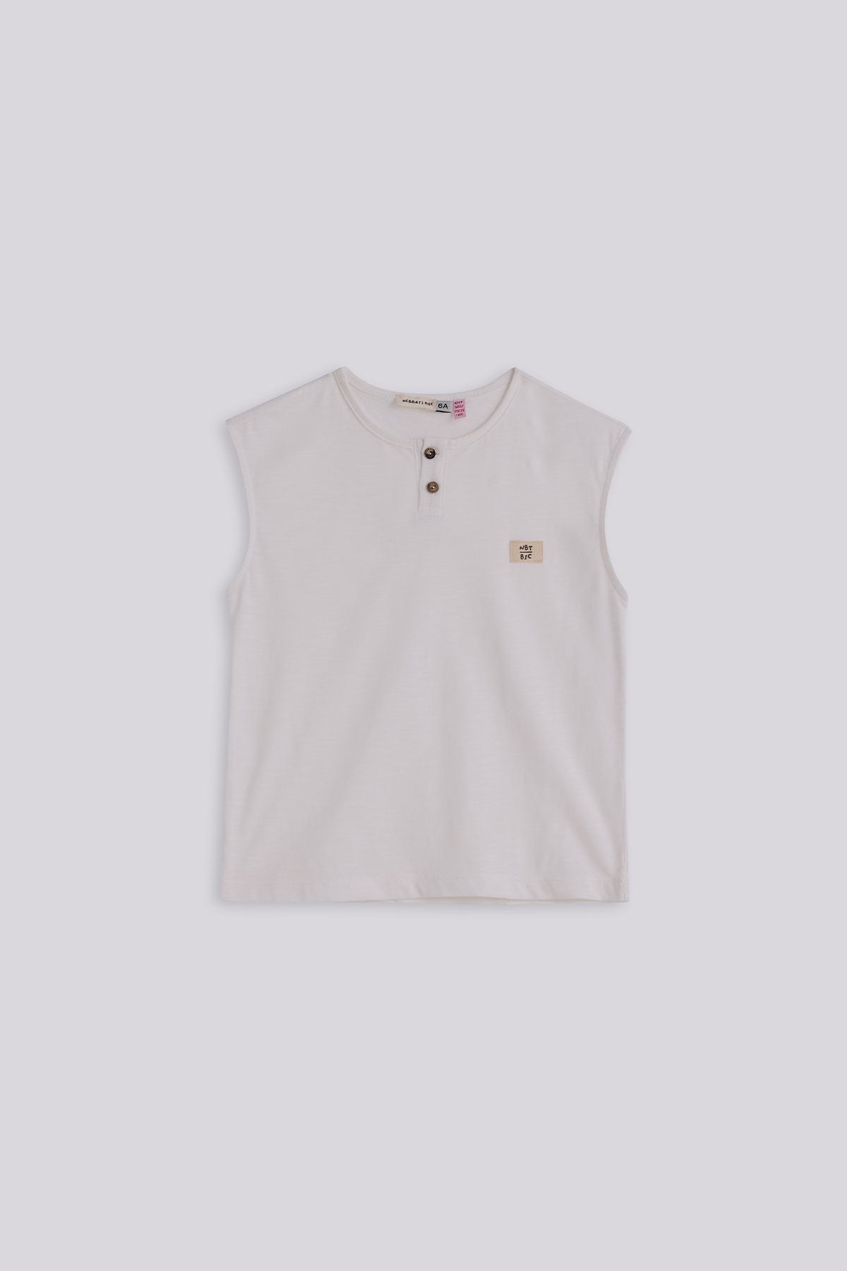 Boy White Undershirt