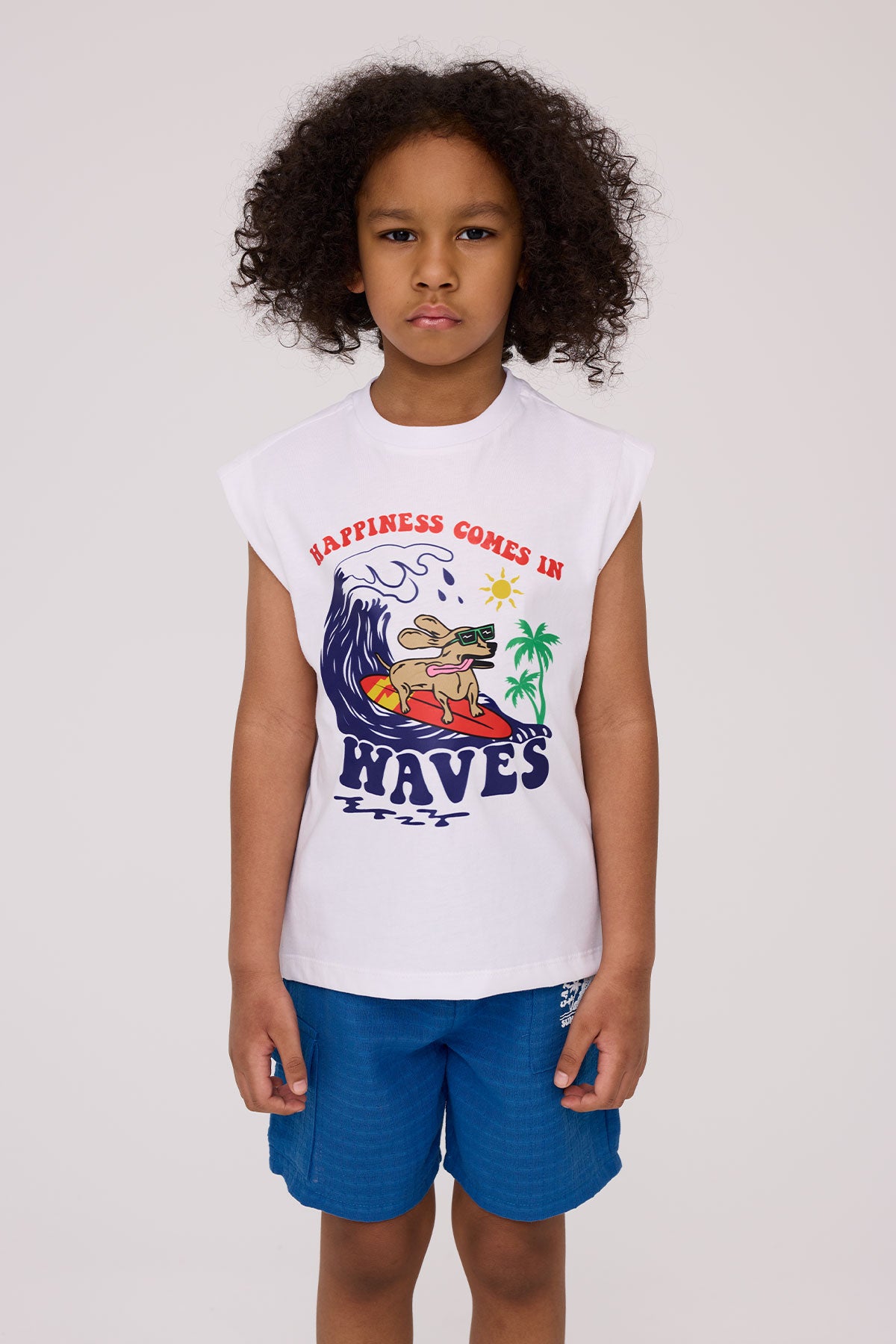 Boy White Undershirt